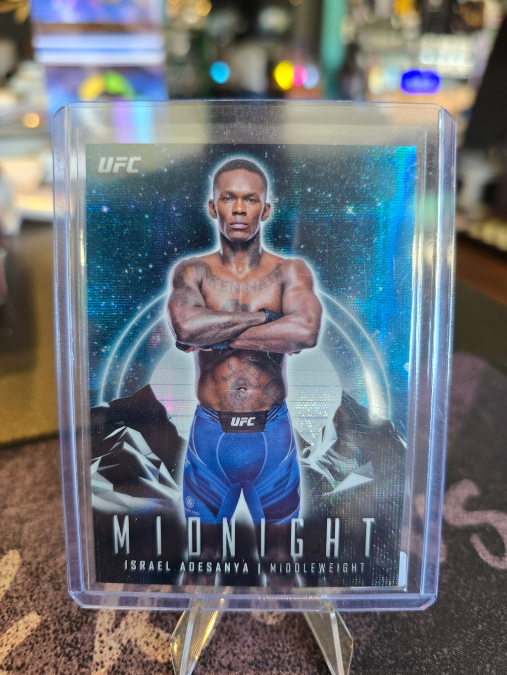 Topps Midnight UFC 2024 - Israel Adesanya Moonbeam (/49)