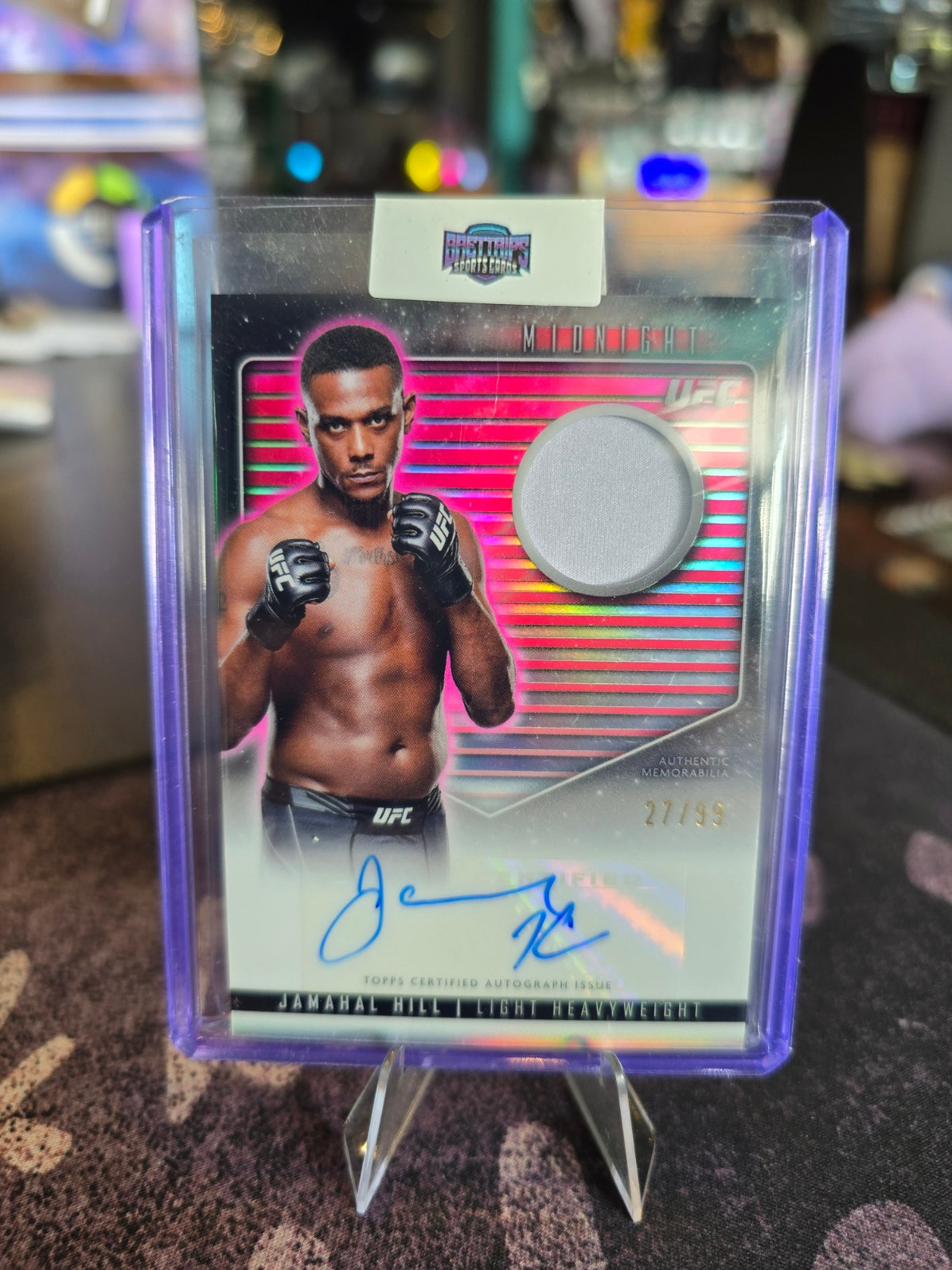 Topps Midnight UFC 2024 - Jamahal Hill - Relic Auto 27/99