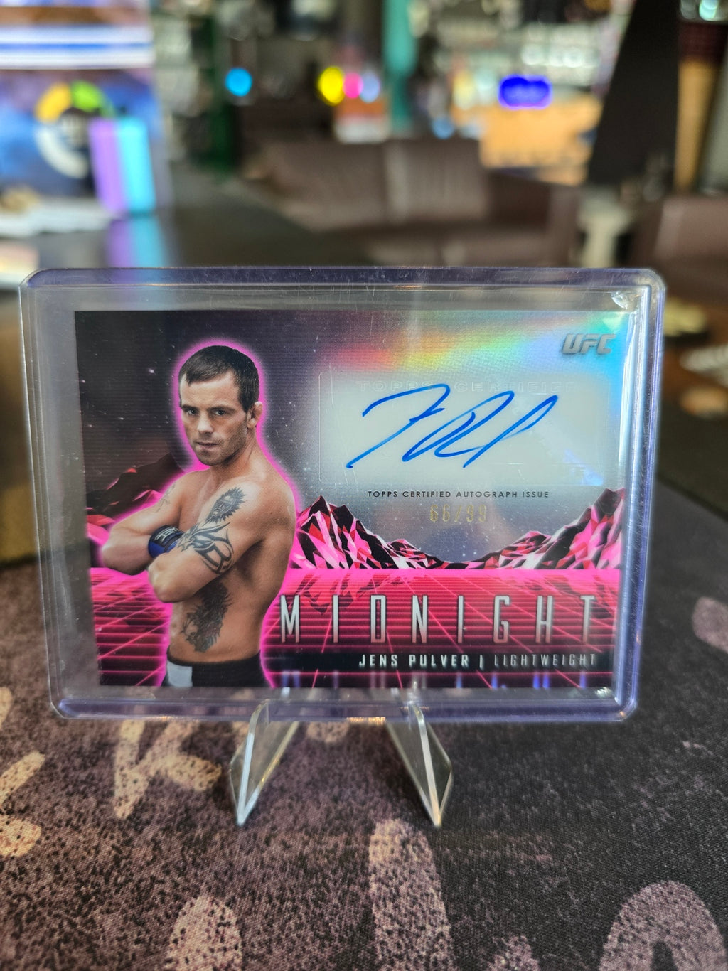 Topps Midnight UFC 2024 - Jens Pulver - Auto 69/99