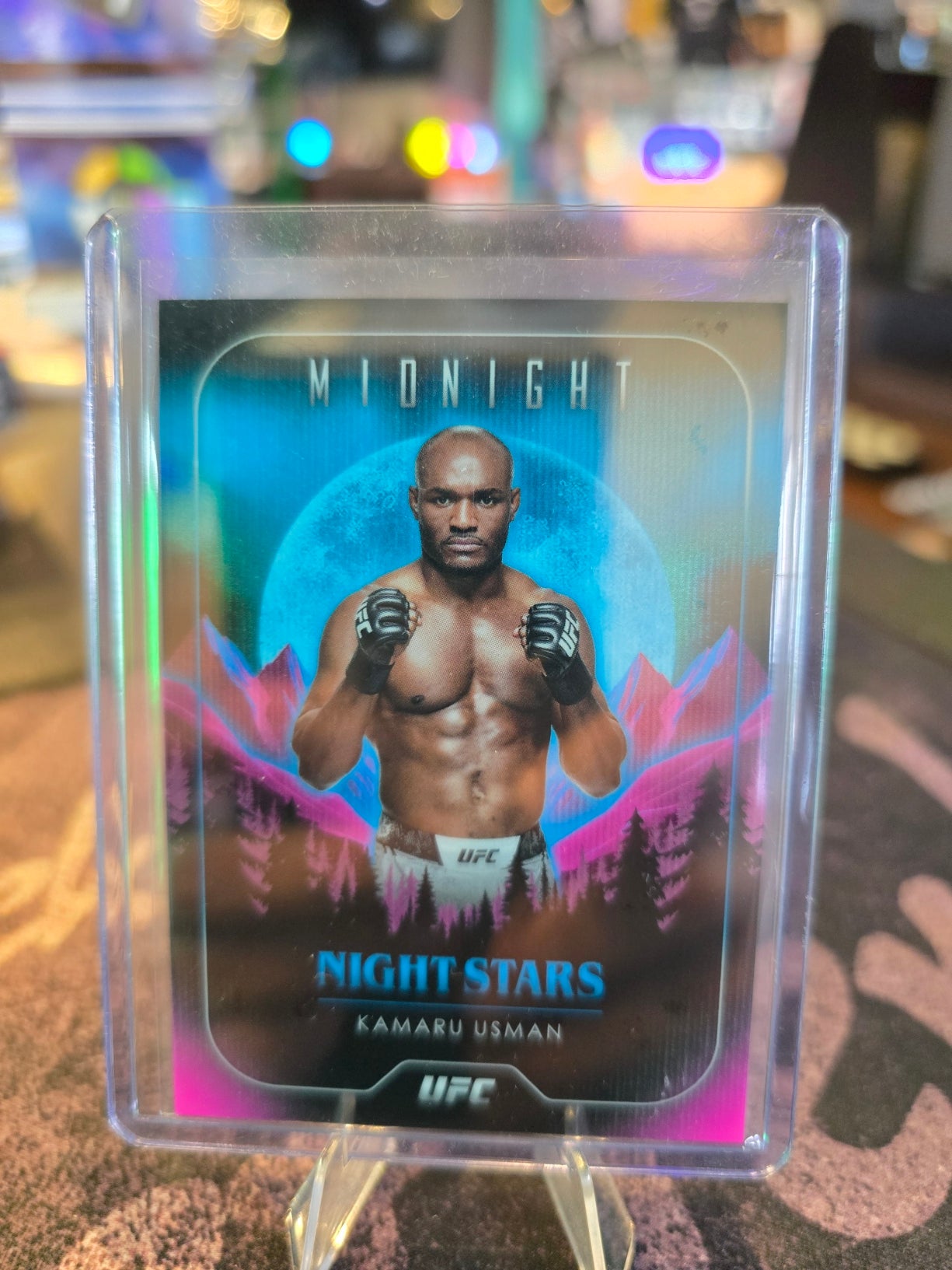 Topps Midnight UFC 2024 - Kamaru Usman - Lunar Tides