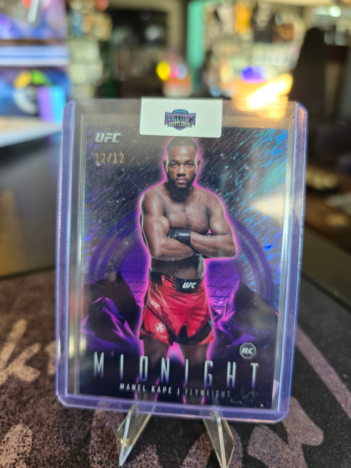 Topps Midnight UFC 2024 - Manel Kape Rookie RC - 12/12 (Bookend)