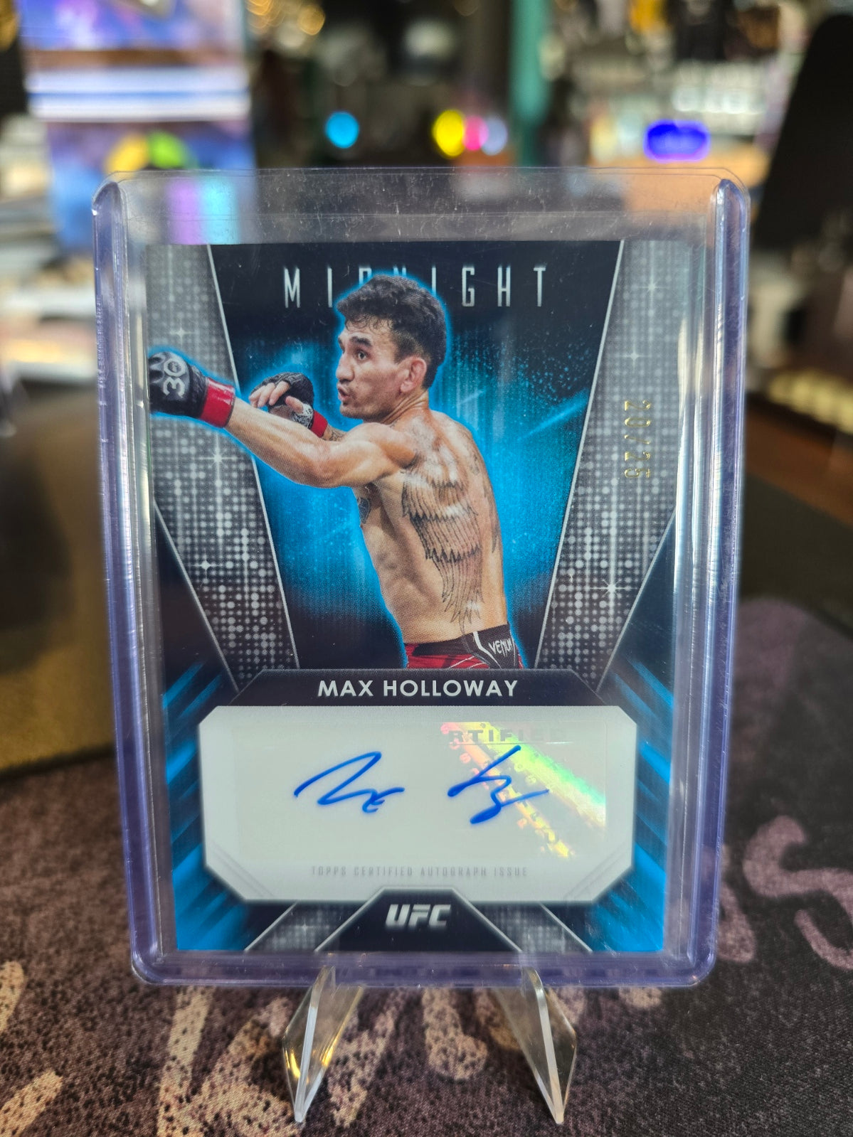 Topps Midnight UFC 2024 - Max Holloway - Auto 20/25