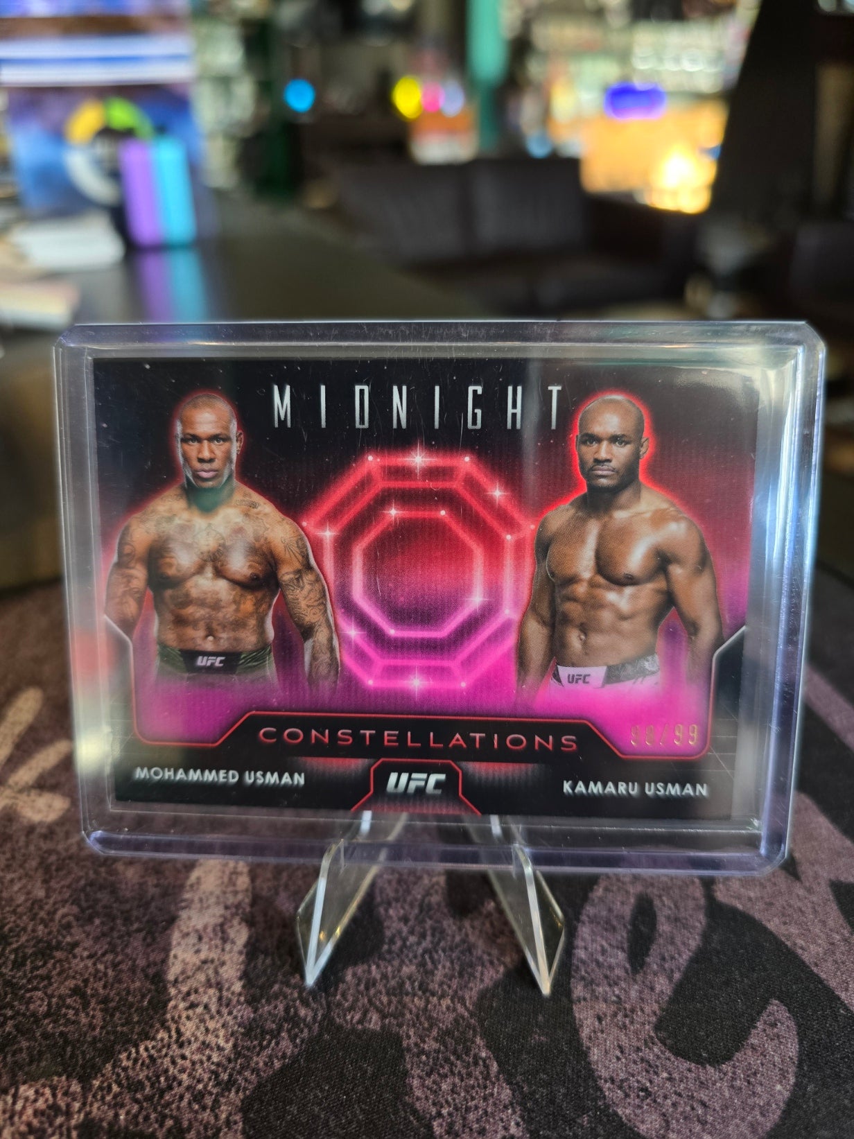 Topps Midnight UFC 2024 - Mohammed Usman - Kamaru Usman - Constellations 98/99