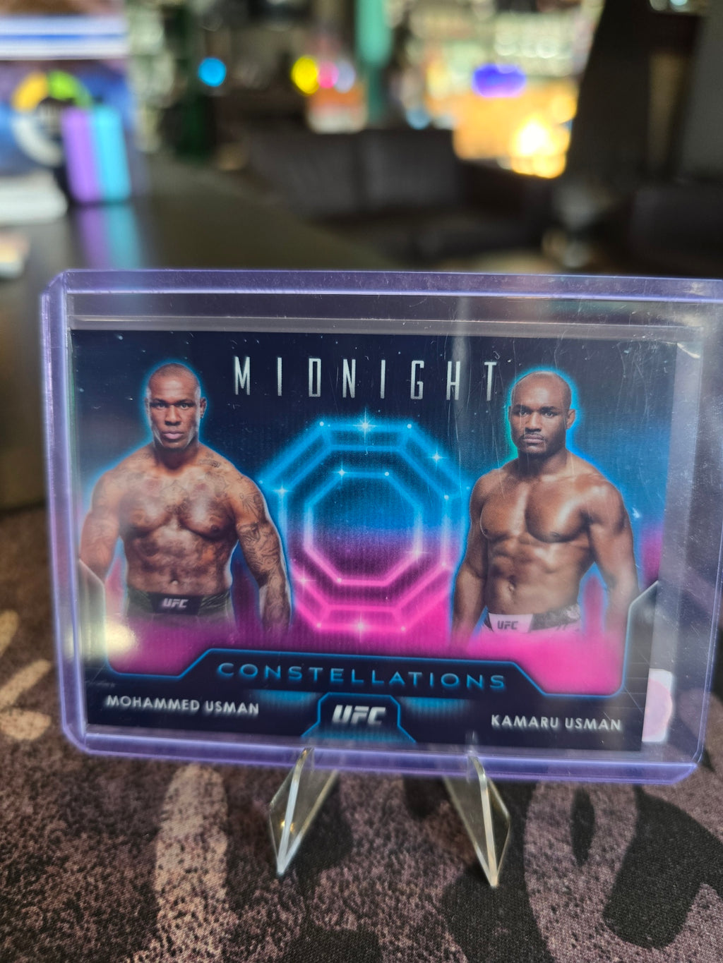 Topps Midnight UFC 2024 - Mohammed Usman - Kamaru Usman - Constellations Base