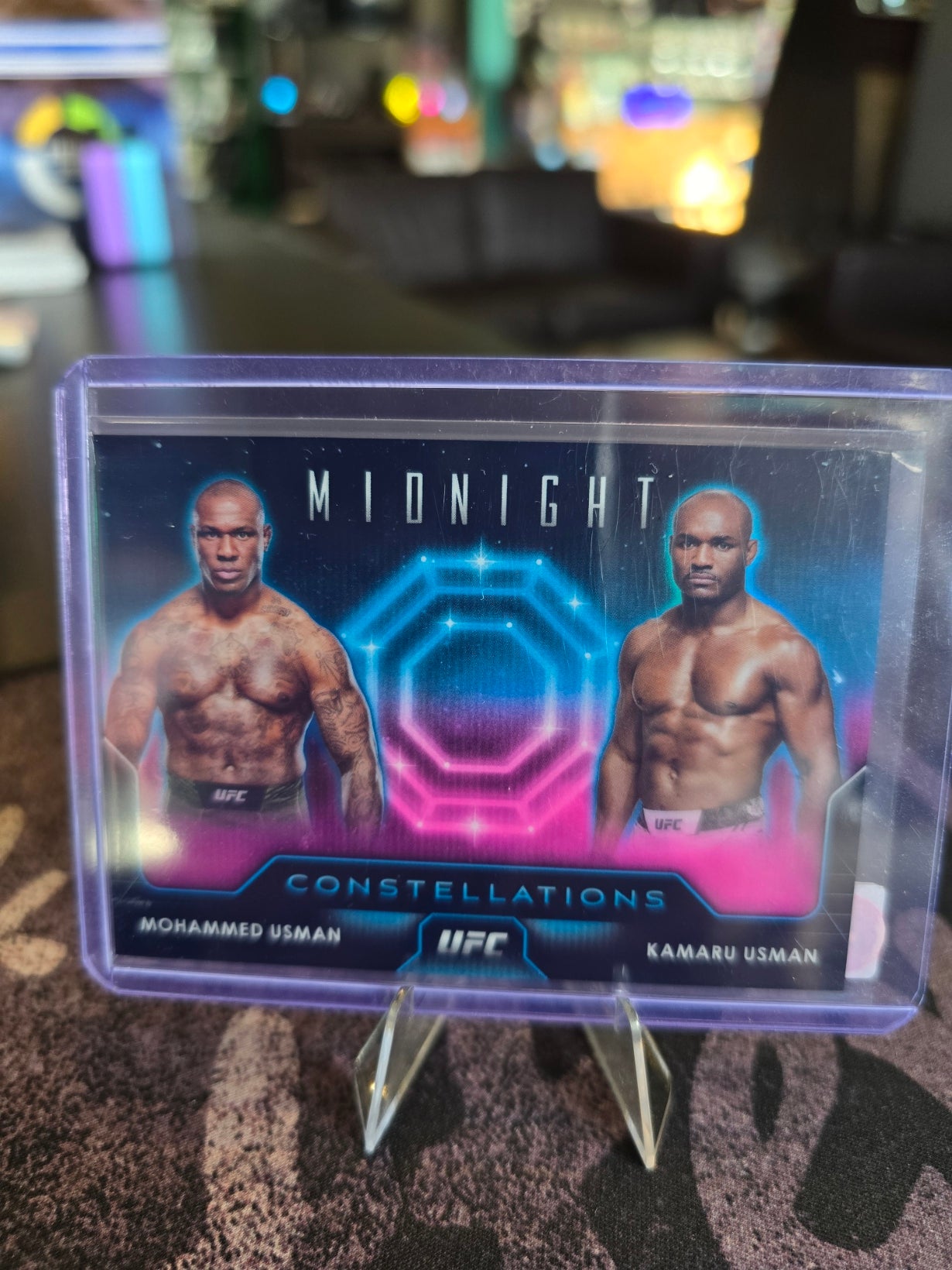 Topps Midnight UFC 2024 - Mohammed Usman - Kamaru Usman - Constellations Base