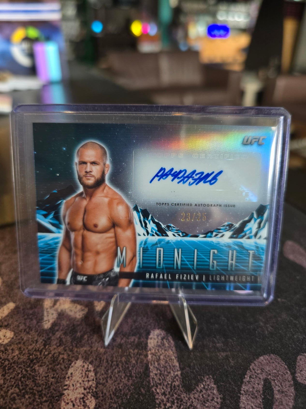 Topps Midnight UFC 2024 - Rafael Fiziev - Auto 23/25