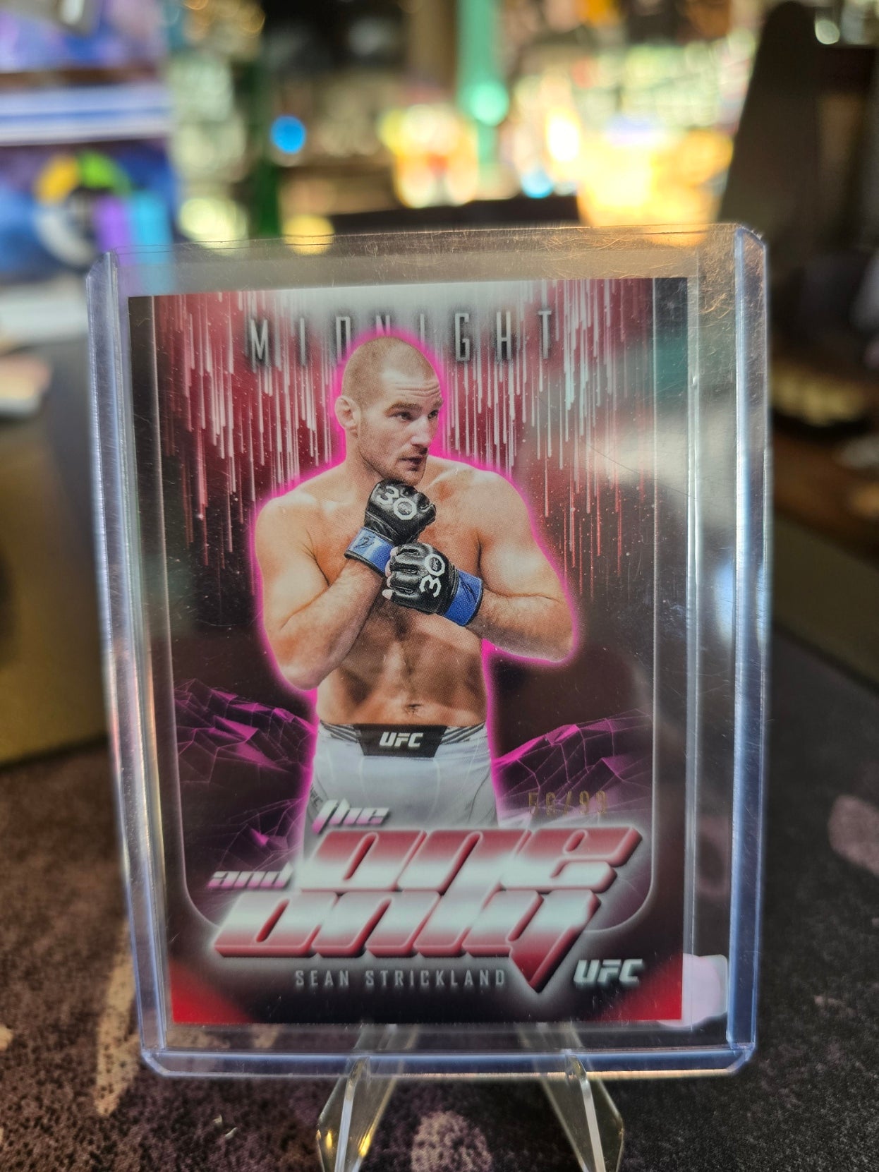 Topps Midnight UFC 2024 - Sean Strickland - The One and Only 56/99