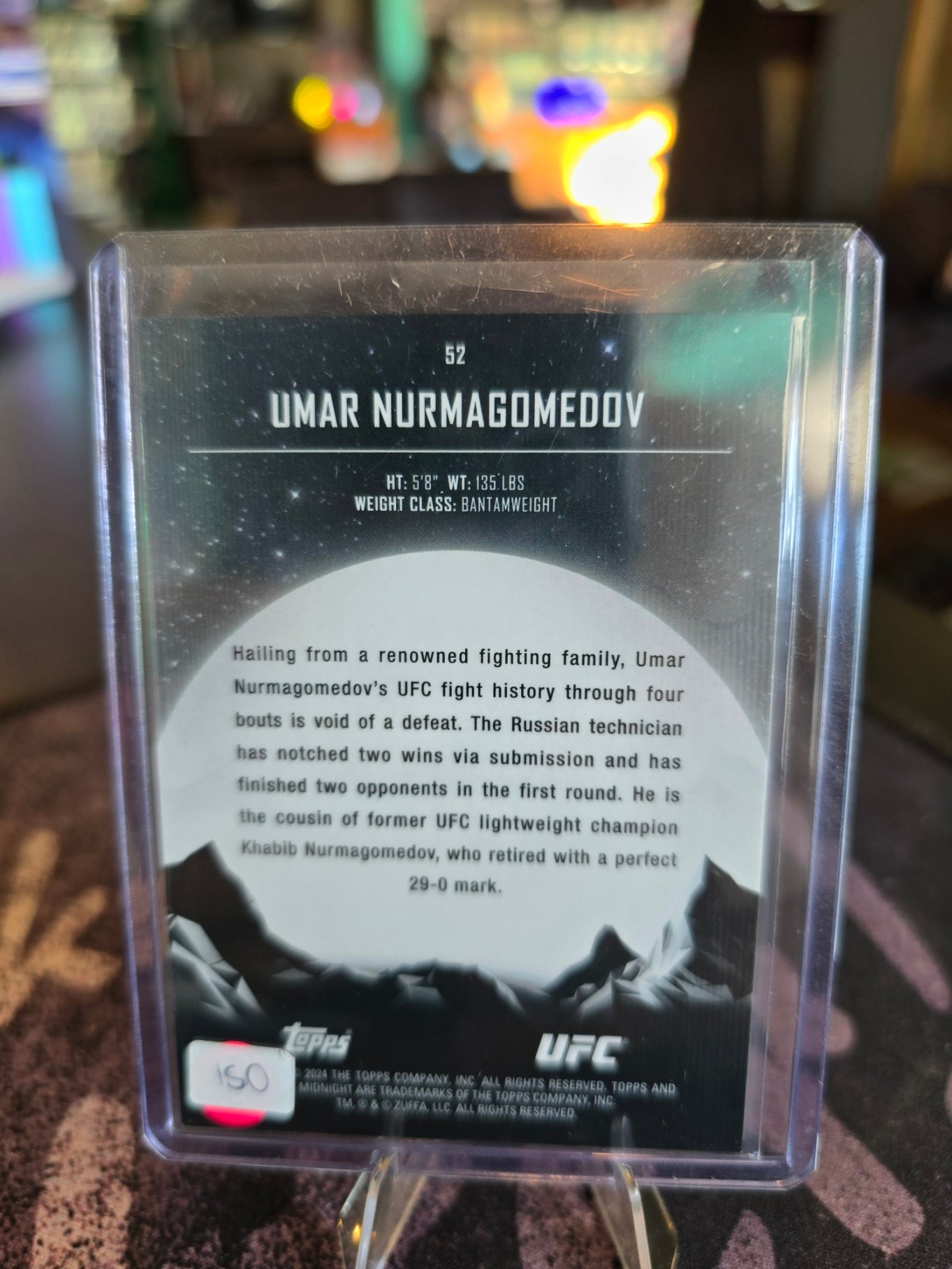 Topps Midnight UFC 2024 - Umar Nurmagomedov - Base