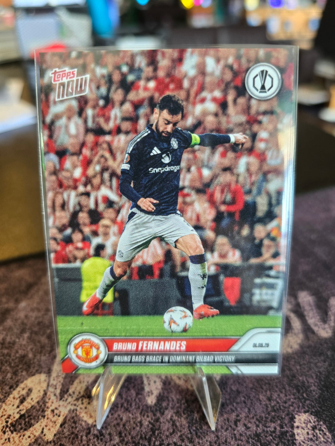 Topps Now 2025 - Bruna Fernandes 030 - Manchester United - 01.05.25