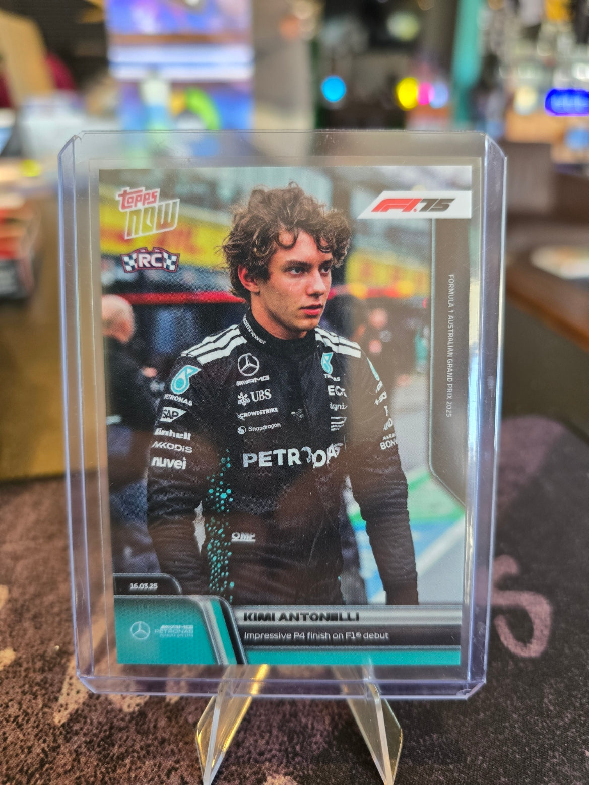 Topps Now 2025 - Kimi Antonelli 16.03.25 RC Debut Rookie