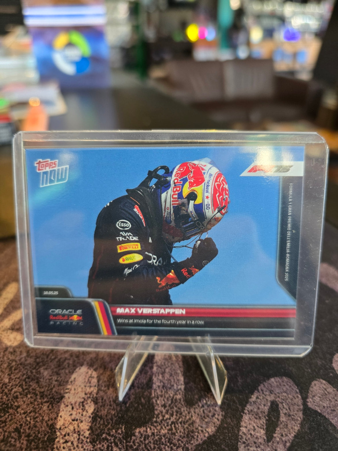 Topps Now 2025 - Max Verstappen - 18.05.25 - Wins art Imola