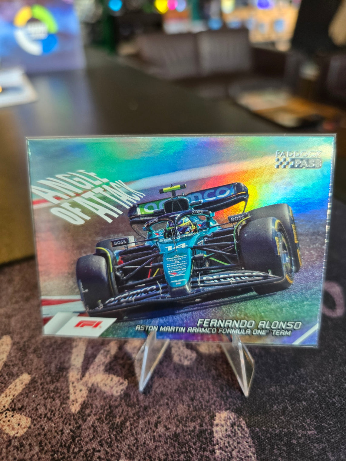 Topps Paddock Pass 2024 - Fernando Alonso AA-11 - Angle of attack
