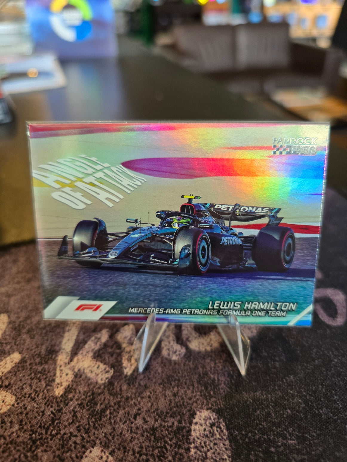 Topps Paddock Pass 2024 - Lewis Hamilton AA-6 - Angle of attack