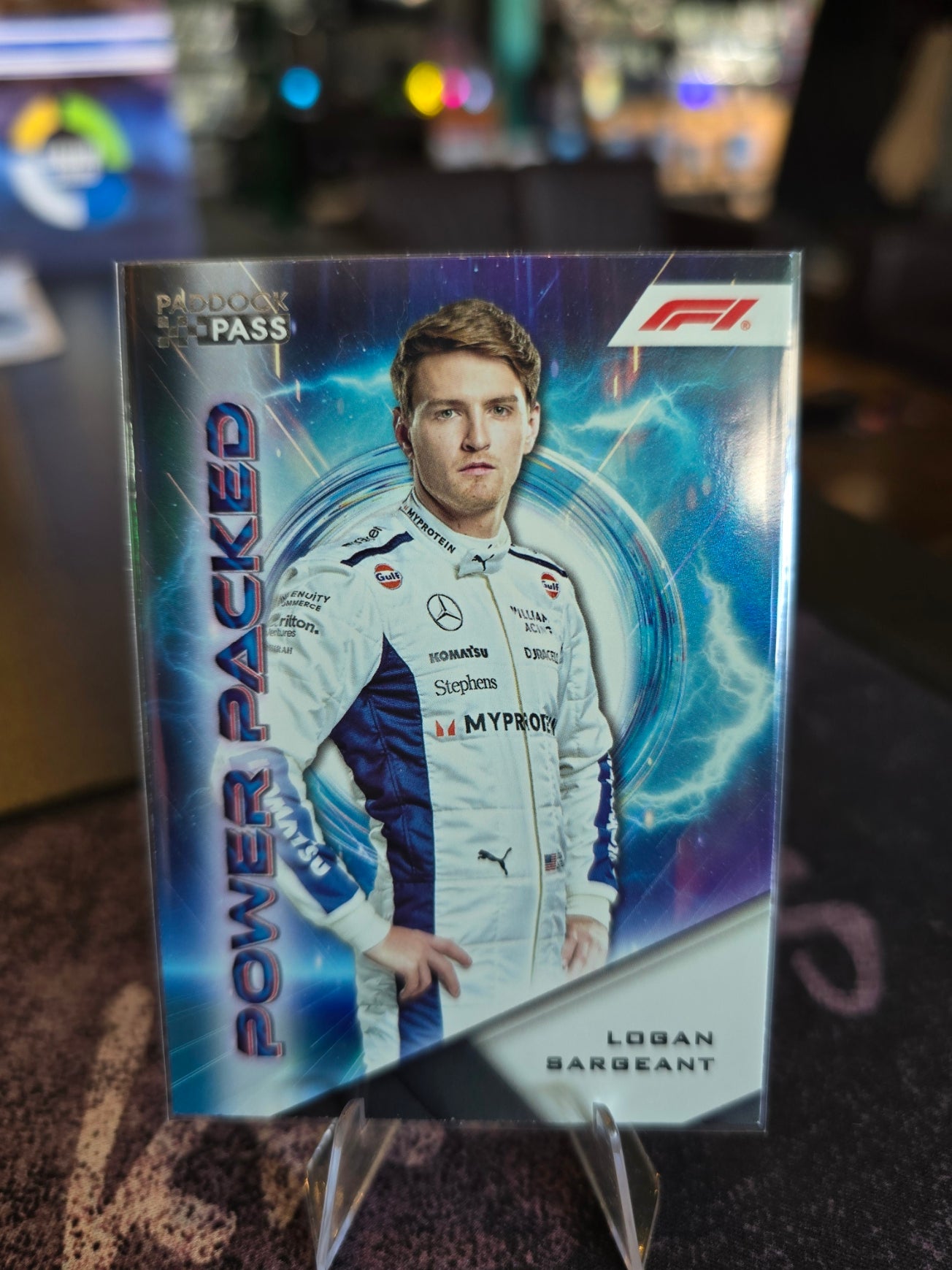 Topps Paddock Pass 2024 - Logan Sargent PP-20 -Power Packed