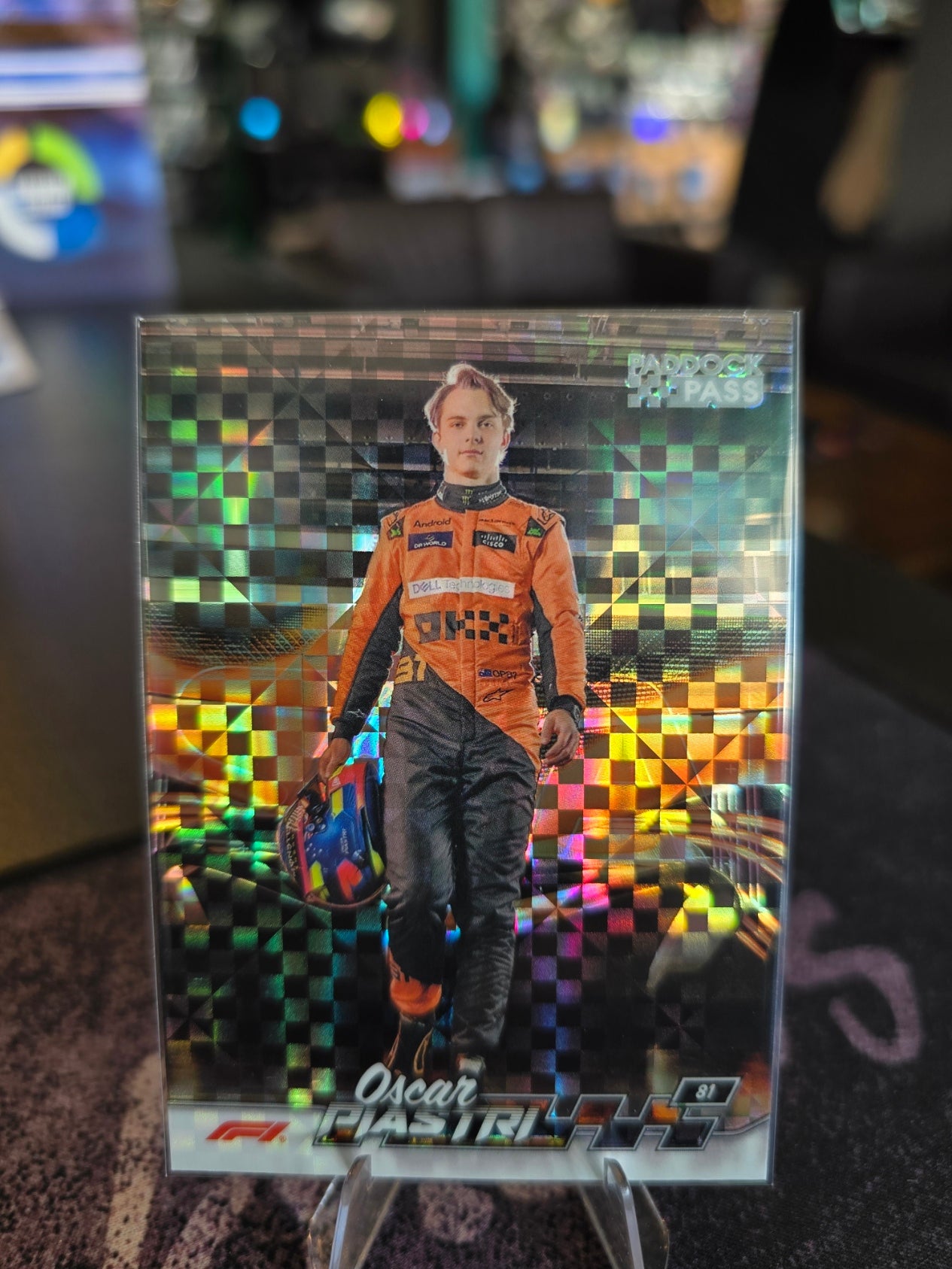 Topps Paddock Pass 2024 - Oscar Piastri 58 - Checkered