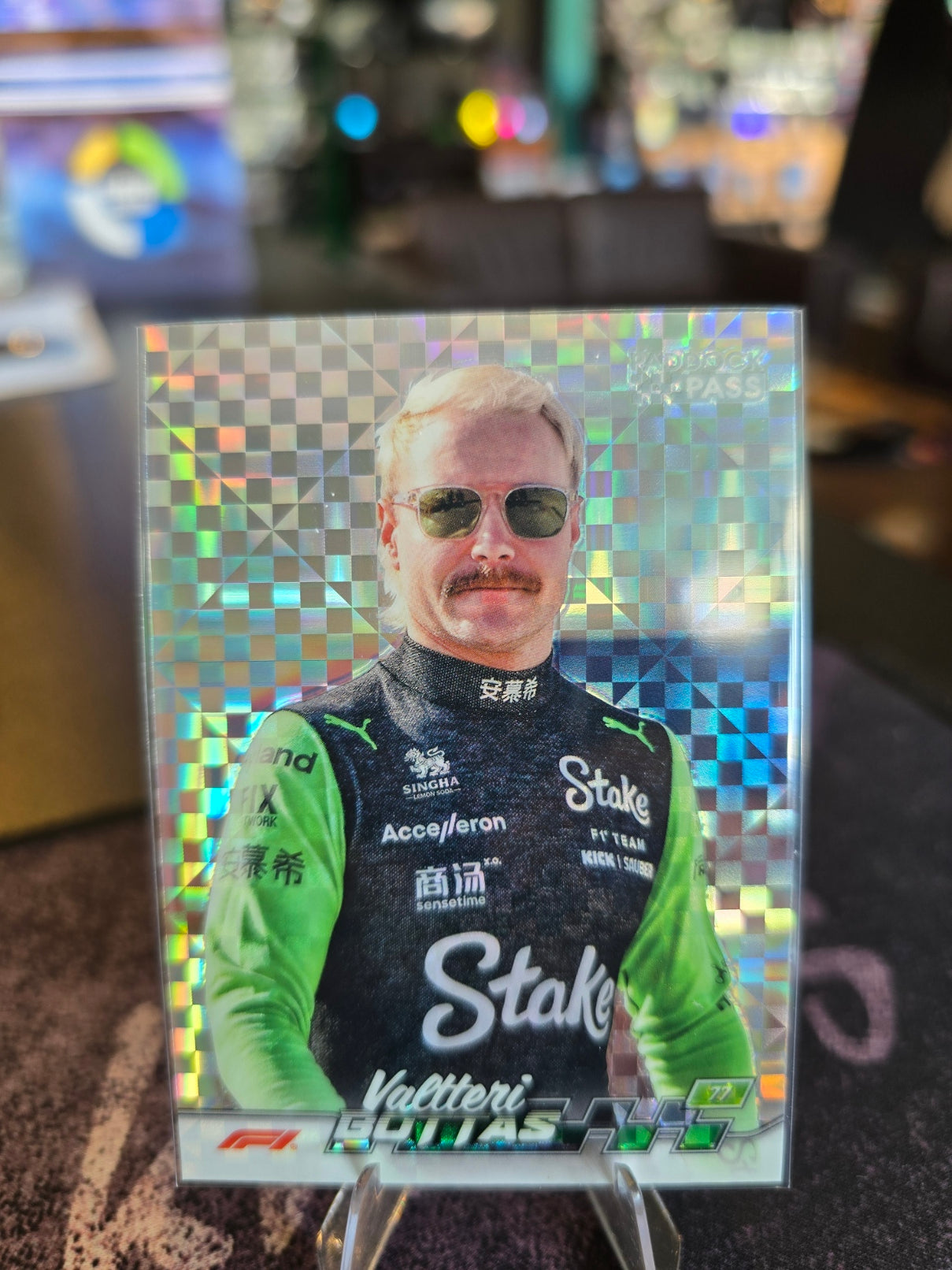 Topps Paddock Pass 2024 - Valtteri Bottas 13 - Checkered