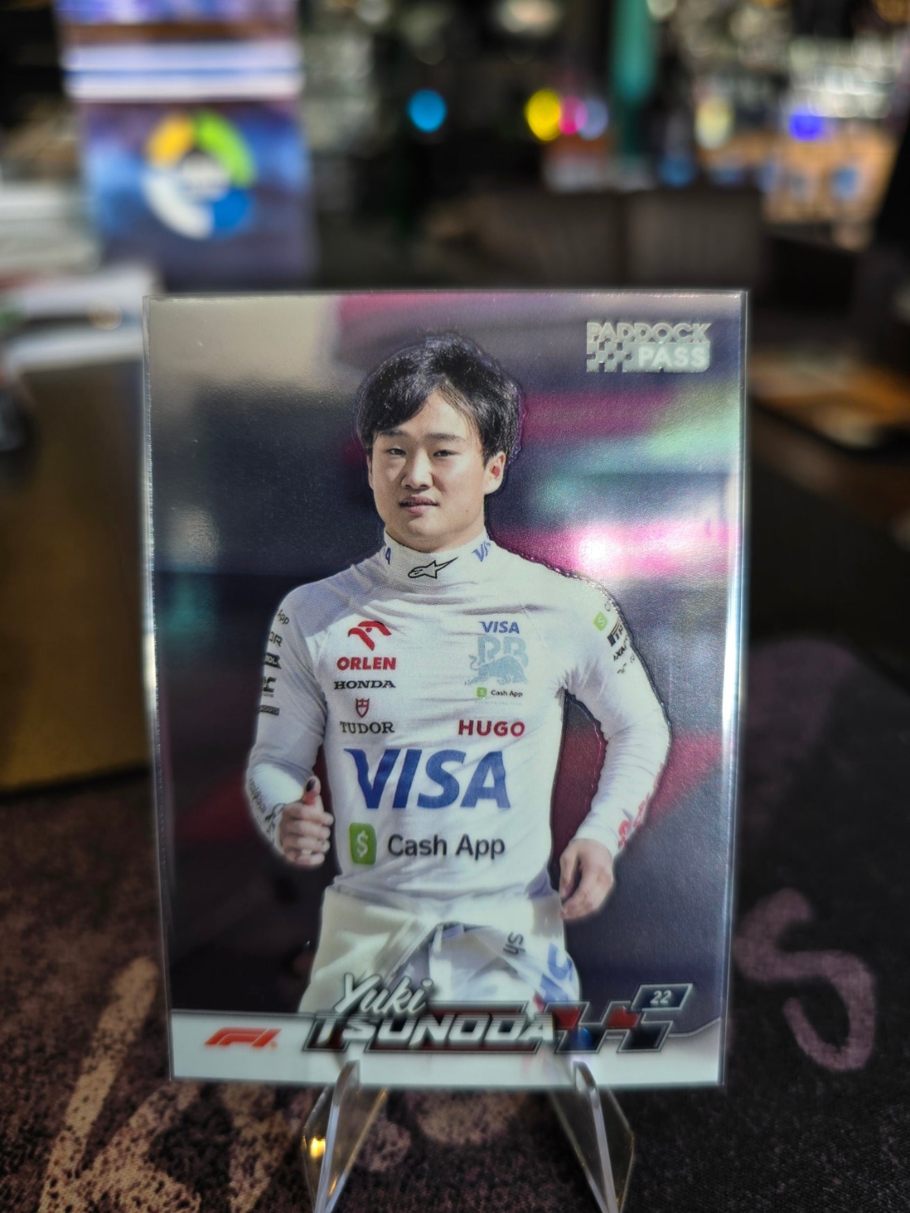Topps Paddock Pass 2024 - Yuki Tsunoda 17 - Chrome