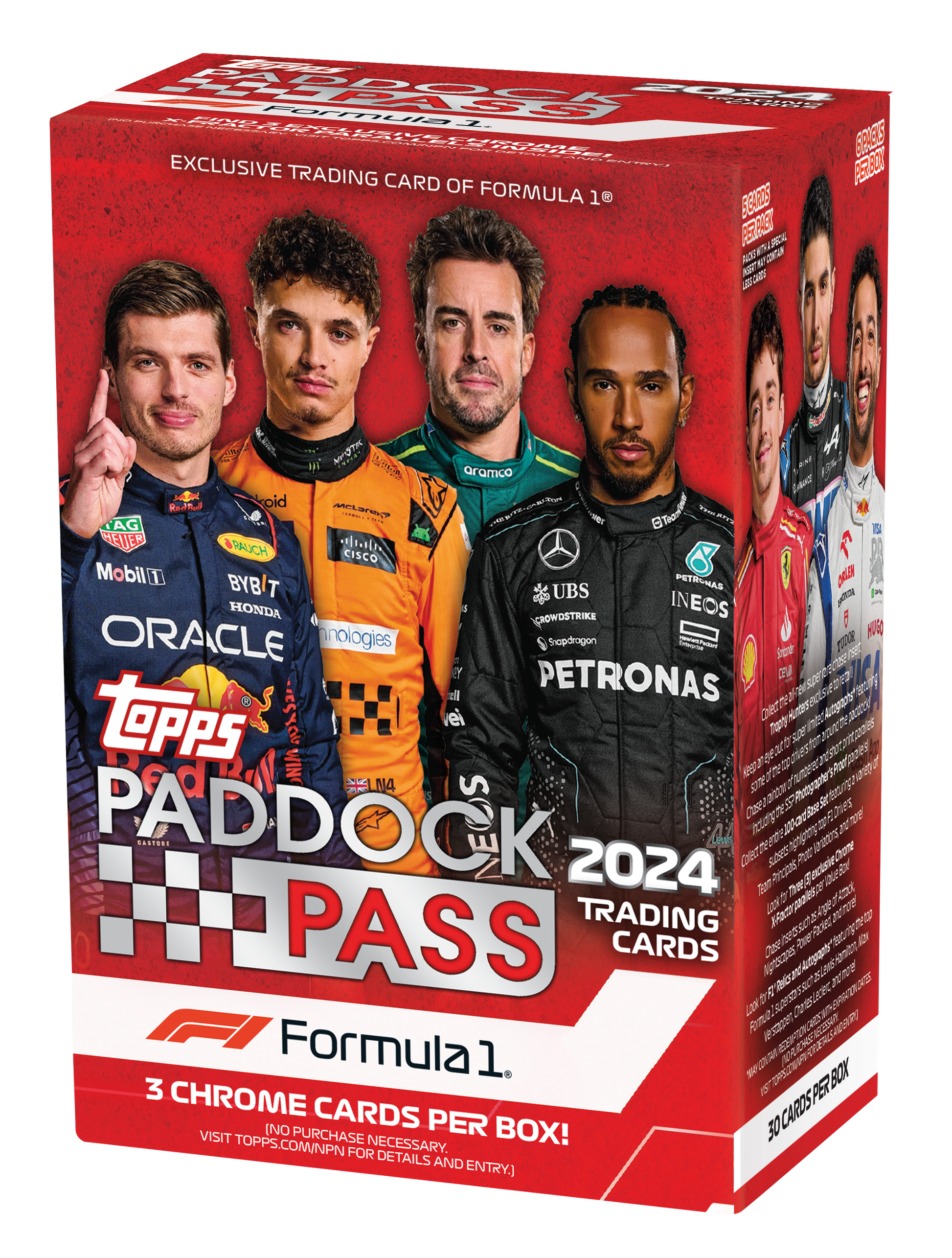 Sealed Topps Paddock Pass Formula 1 Blaster Box