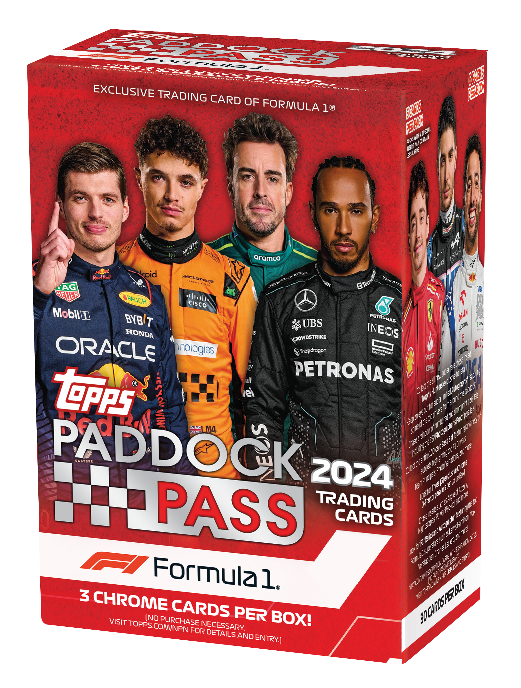 Sealed Topps Paddock Pass Formula 1 Blaster Box