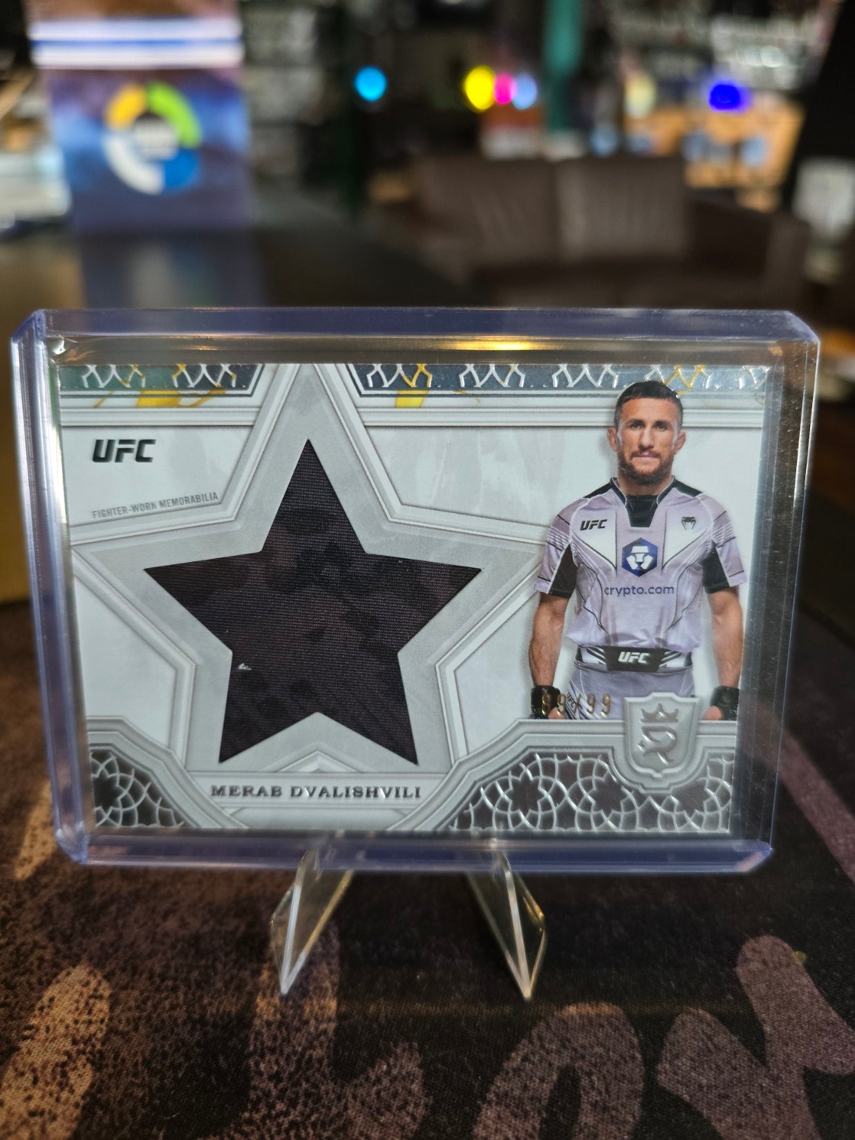 Topps Royalty UFC 2024 - Merab Dvalishvili SRR-45 - Star Relic 89/99