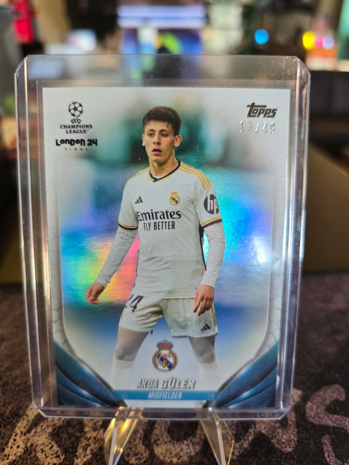 Topps UCL London Soccer 2023-24 - Arda Guler - Real Madrid - 13/49