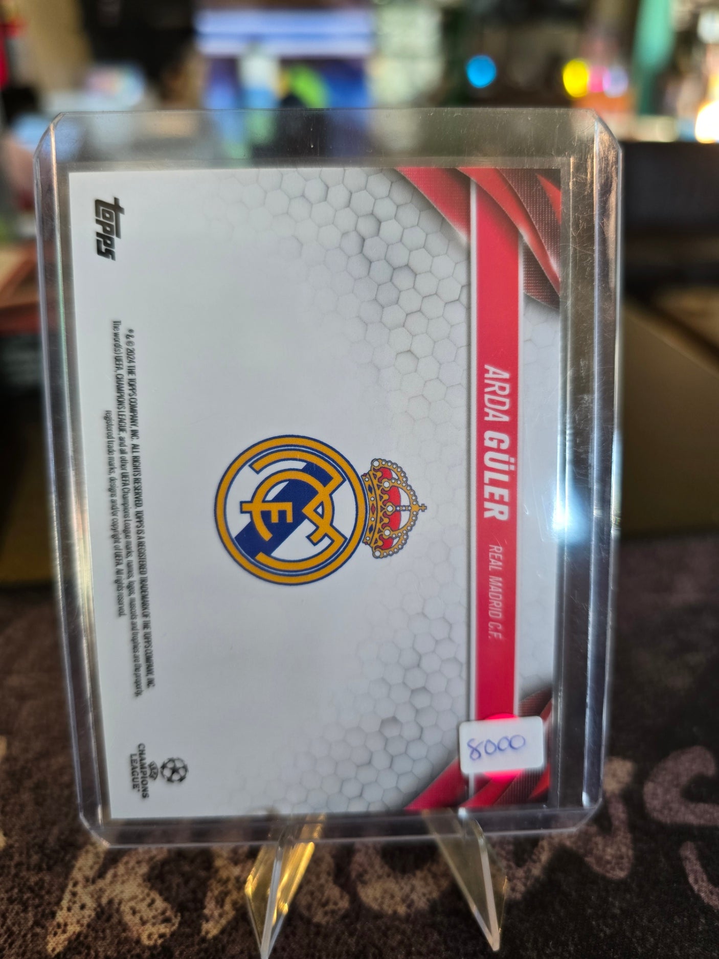 Topps UCL London Soccer 2023-24 - Arda Guler - Real Madrid - Auto 05/10