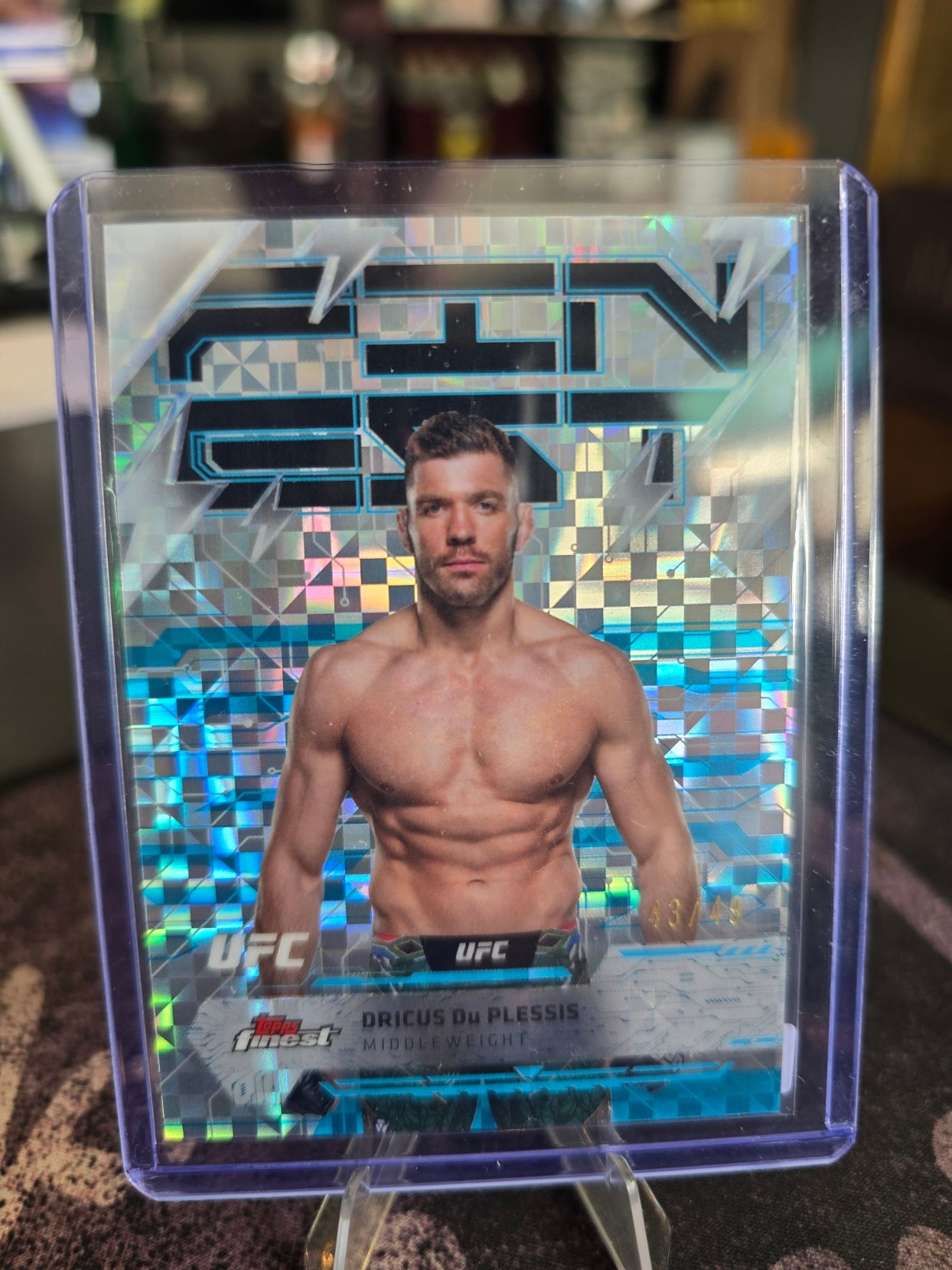 Topps UFC Finest 2025 - Dricus Du Plessis - 276 - Rare - 43/49