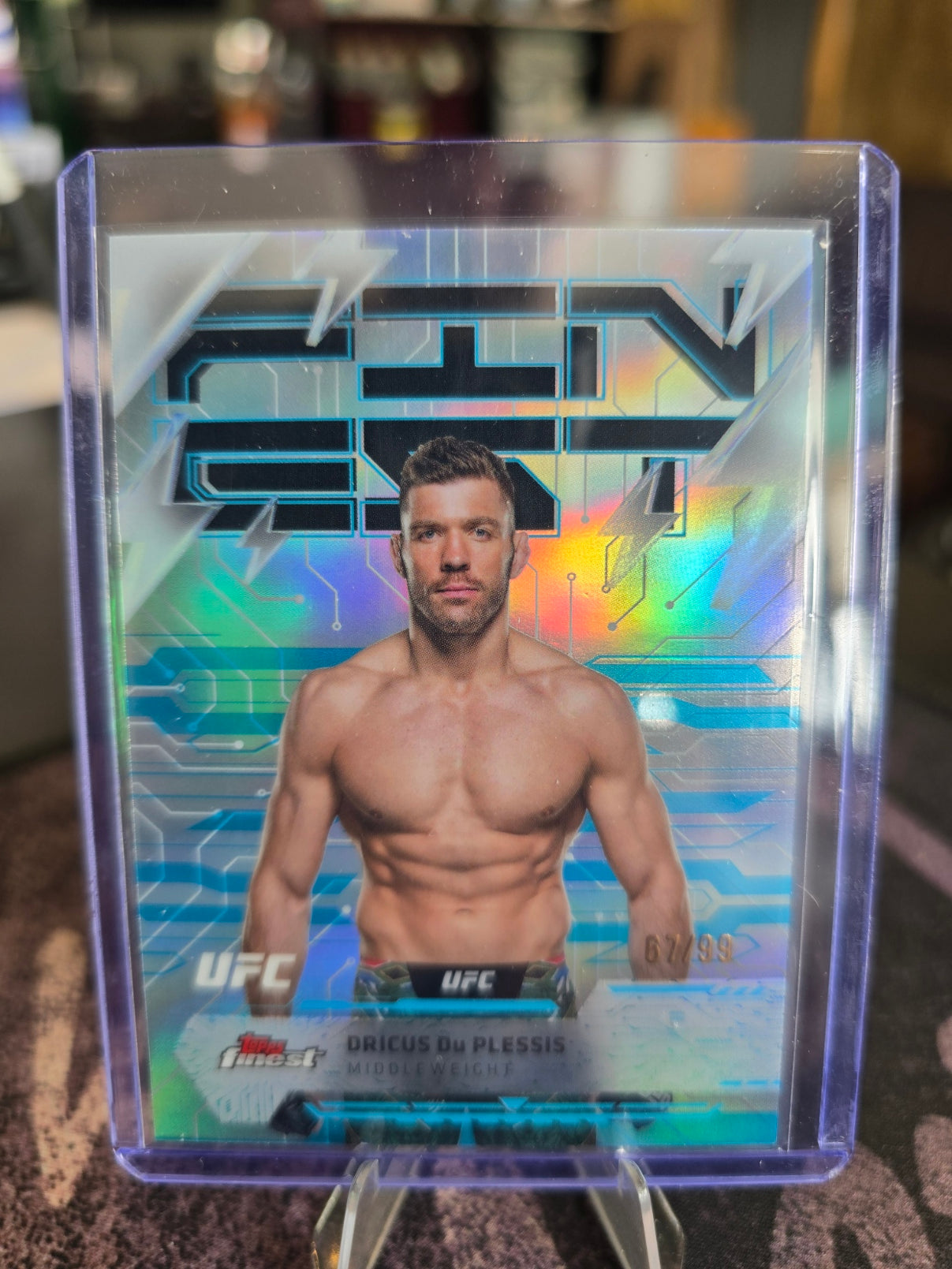 Topps UFC Finest 2025 - Dricus Du Plessis - 276 - Rare - 67/99