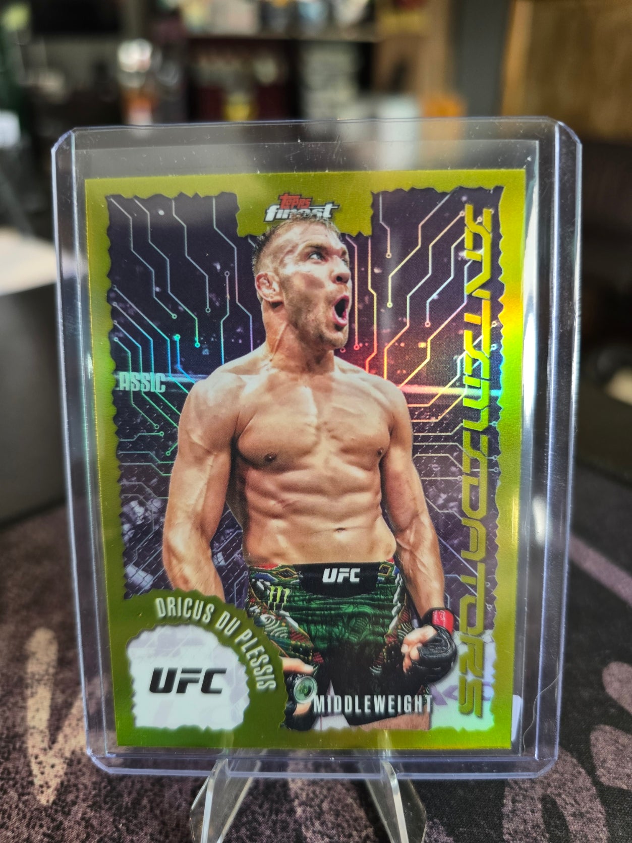 Topps UFC Finest 2025 - Dricus Du Plessis - IT-14 - Intimidators