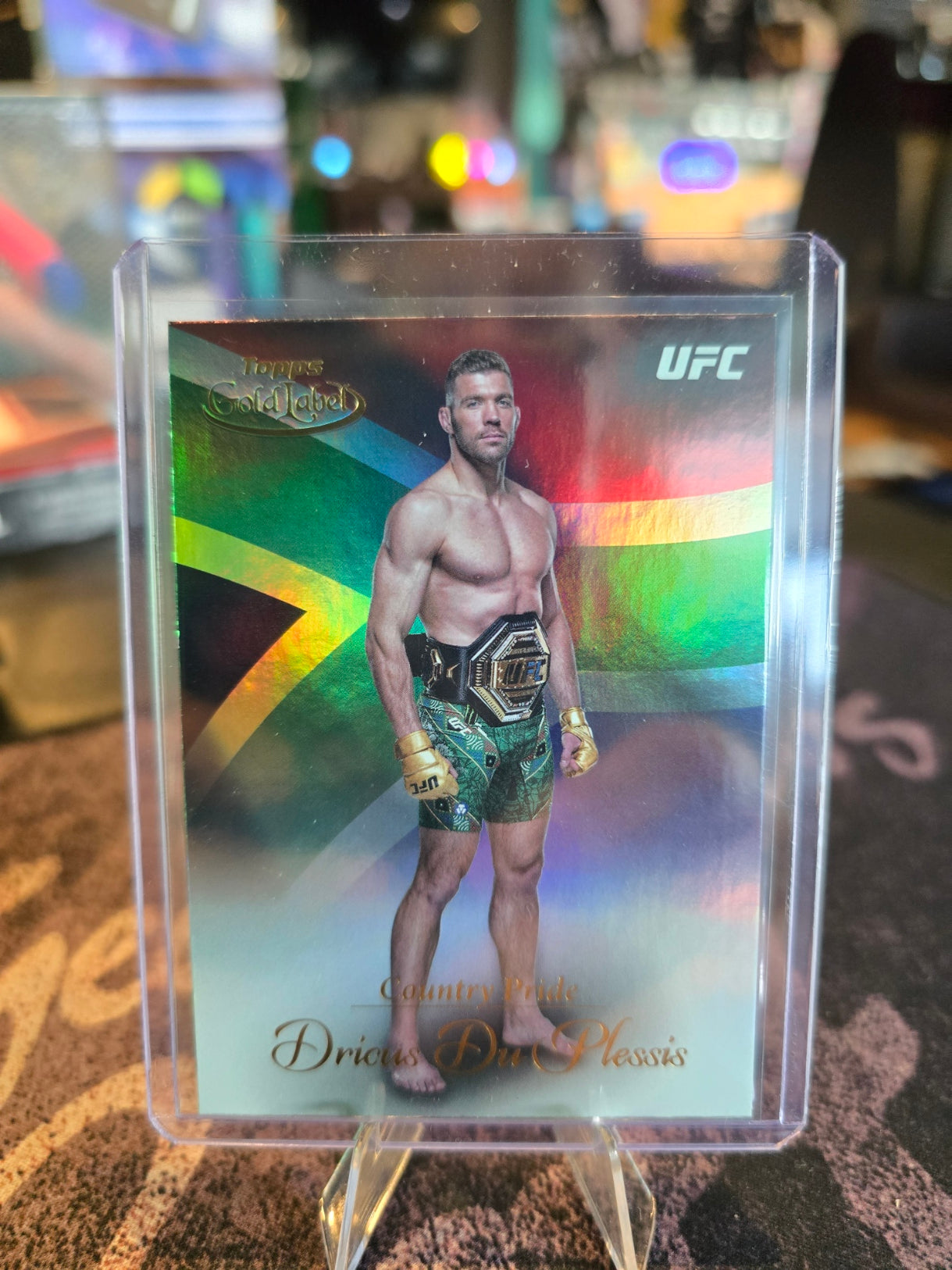 Topps UFC Gold Label 2024 - Dricus Du Plessis CP-8 - Country Pride