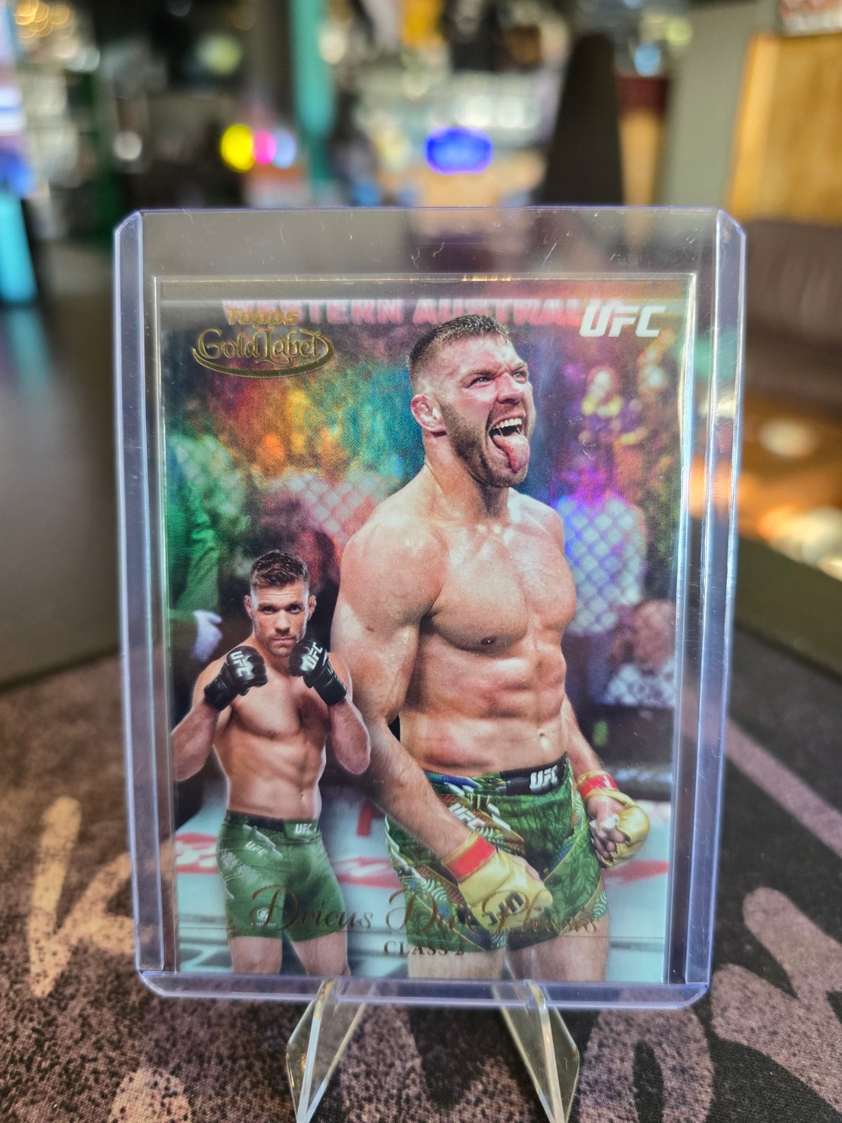 Topps UFC Gold Label 2024 - Dricus Du Plessis 11 - Gold Class 2