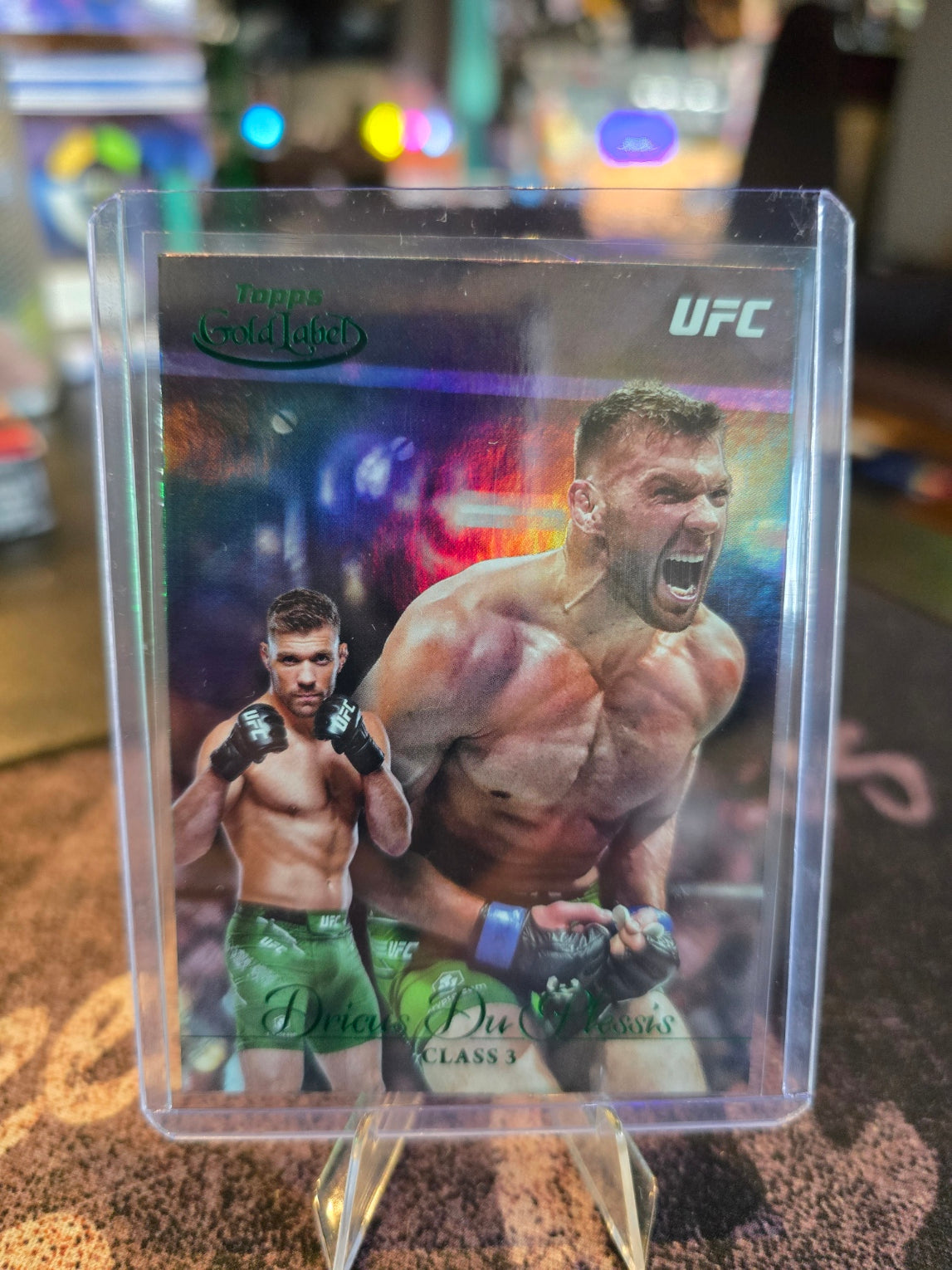 Topps UFC Gold Label 2024 - Dricus Du Plessis 11 - Green Class 3