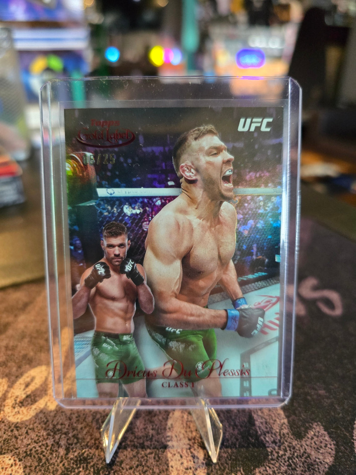 Topps UFC Gold Label 2024 - Dricus Du Plessis 11 - RED CLASS 1 - 05/25