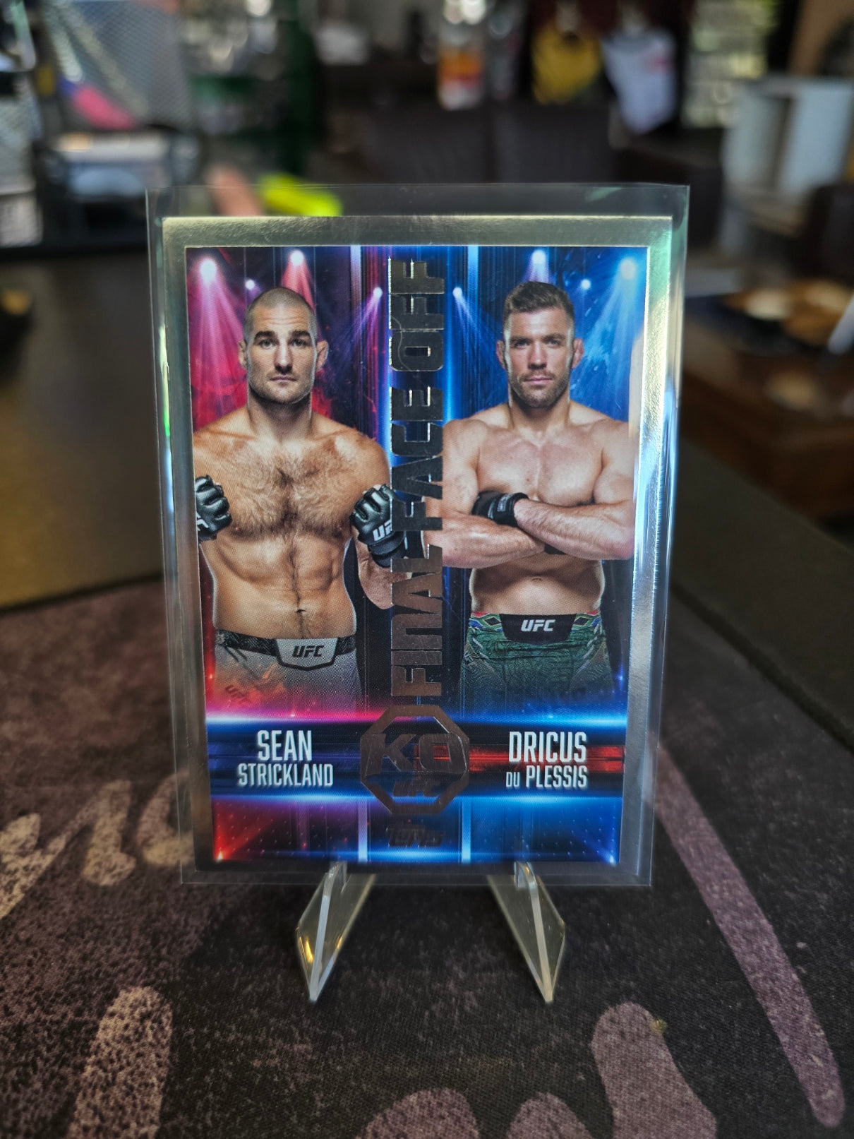 Topps UFC Knockout 2025 - Dricus Du Plessis - Sean Strickland - Final Face Off