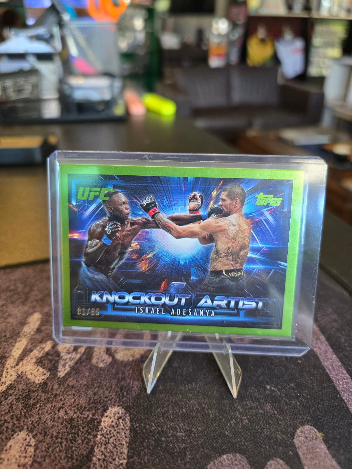 Topps UFC Knockout 2025 - Israel Adesanya - Knockout Artist - 91/99 KA-5