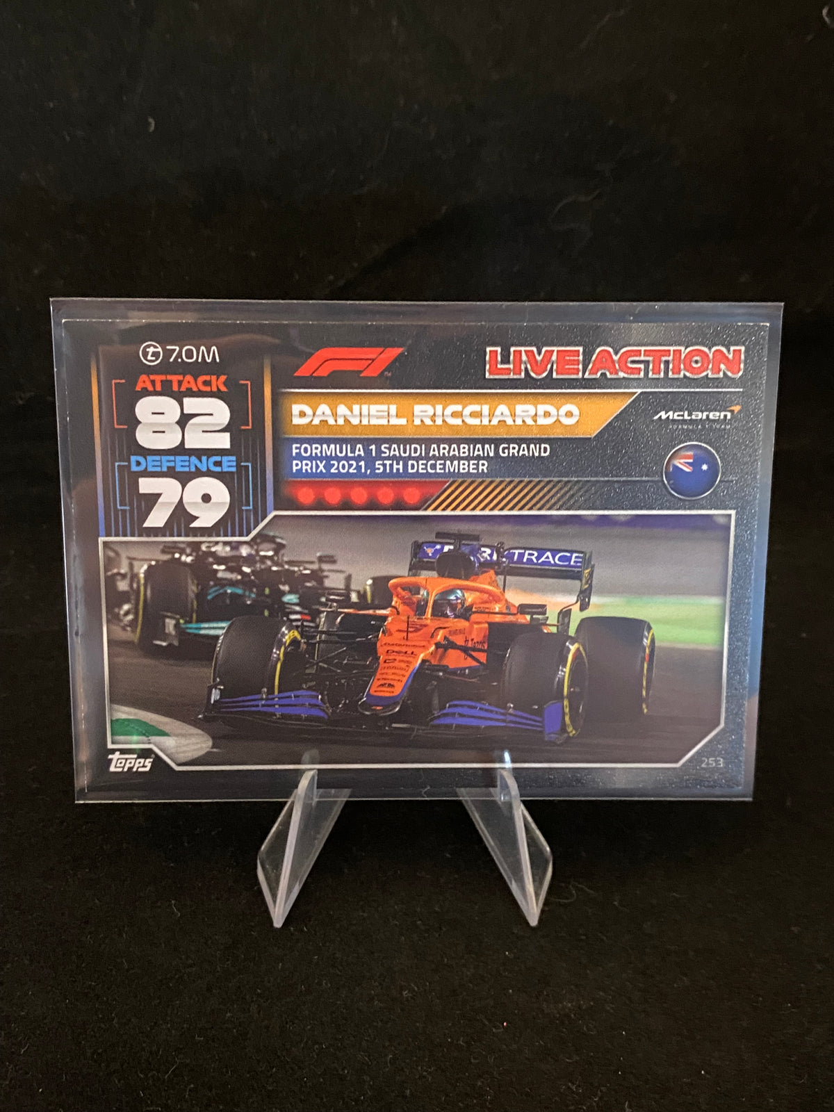 Topps 2022 - Daniel Ricciardo - Turbo Attax - Live action - 253