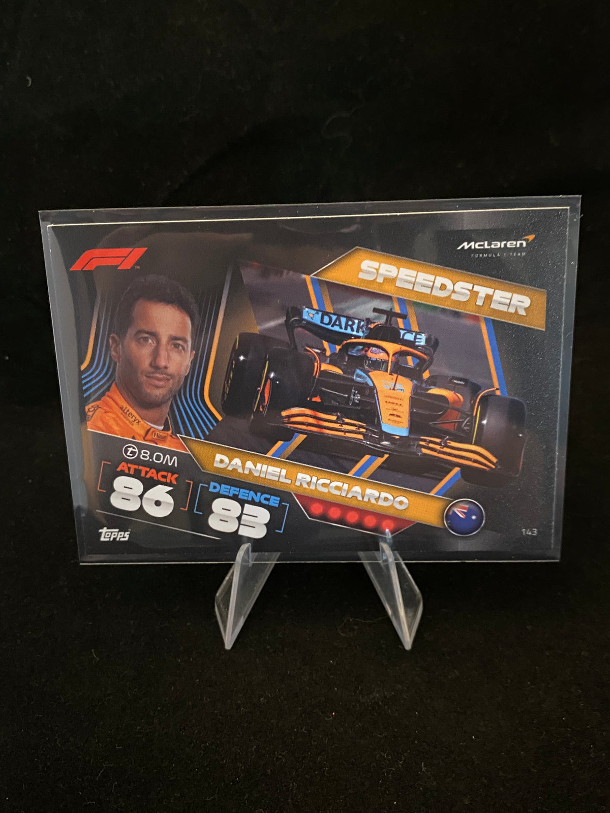 Topps 2022 - Daniel Ricciardo - Turbo Attax - Speedster - 143