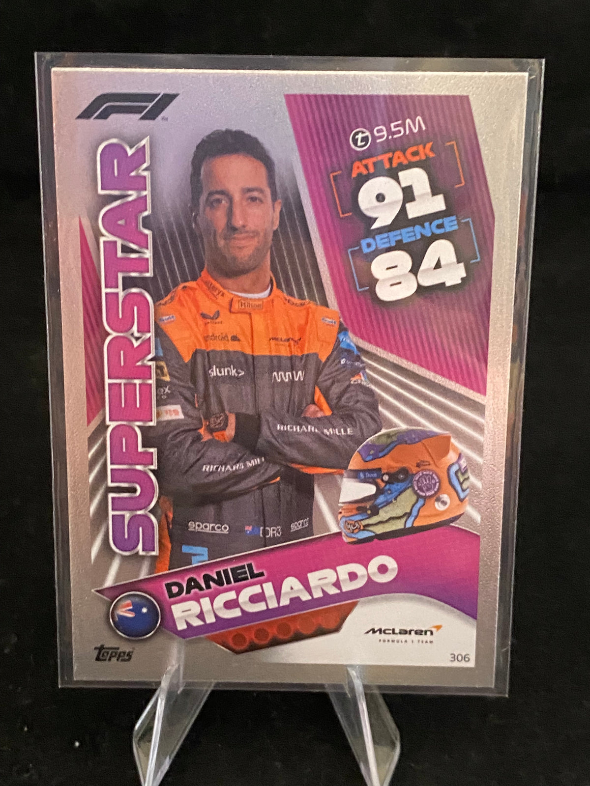 Topps 2022 - Daniel Ricciardo - Turbo Attax - Super Star - 306