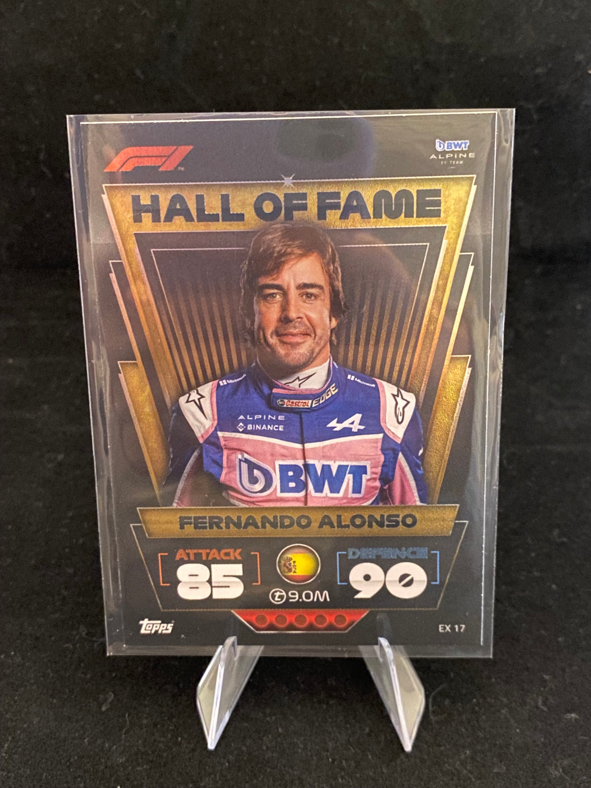 Topps 2022 - Fernando Alonso - Turbo Attax - Hall Of Fame - EX17