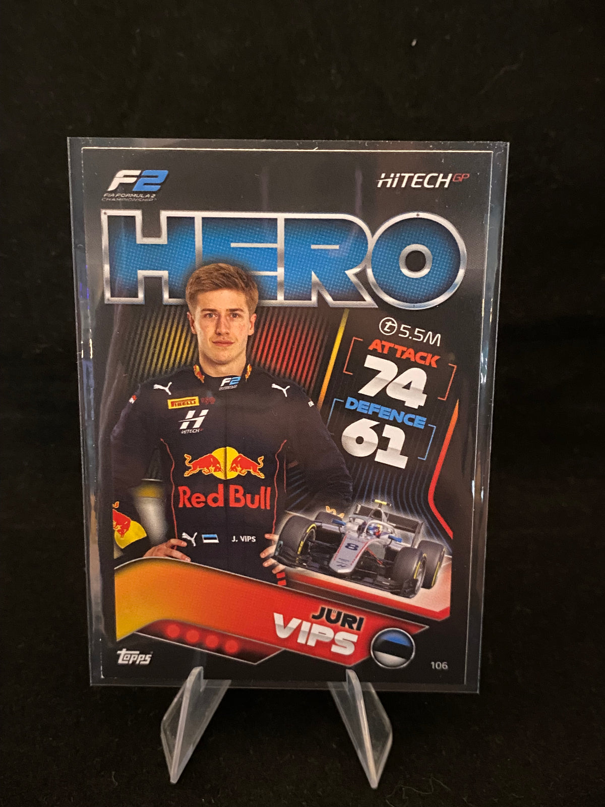 Topps 2022 - Juri Vips  - Turbo Attax - Hero - 106