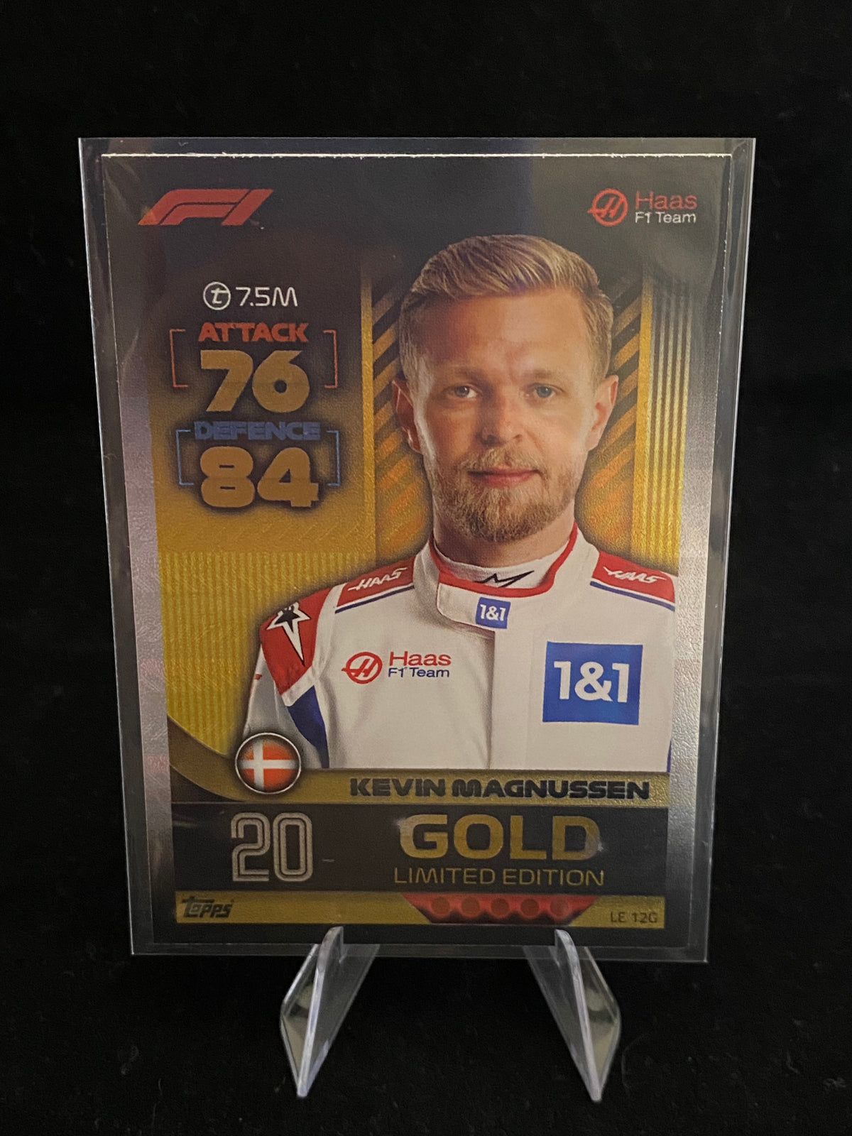 Topps 2022 - Kevin Magnussen - Turbo Attax - Gold Limited Edition - LE12G