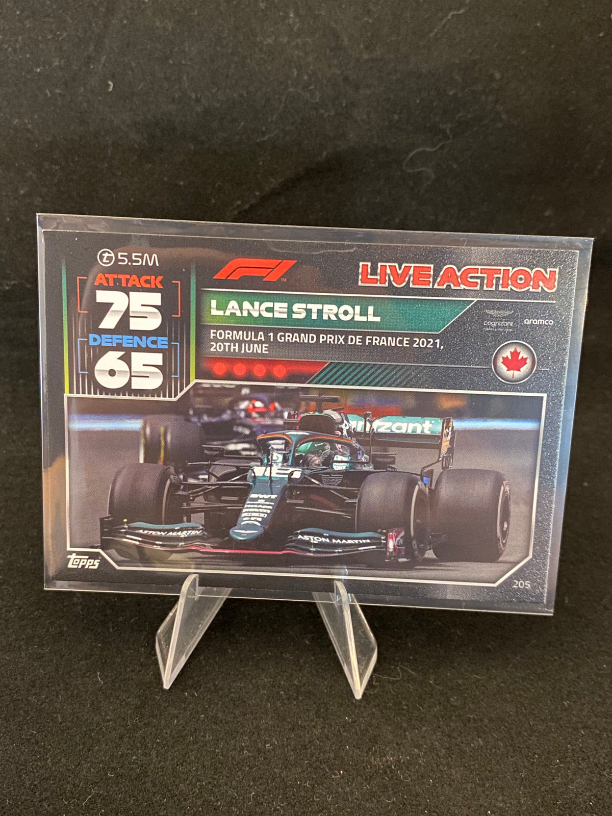 Topps 2022 - Lance Stroll - Turbo Attax - Live Action - 205
