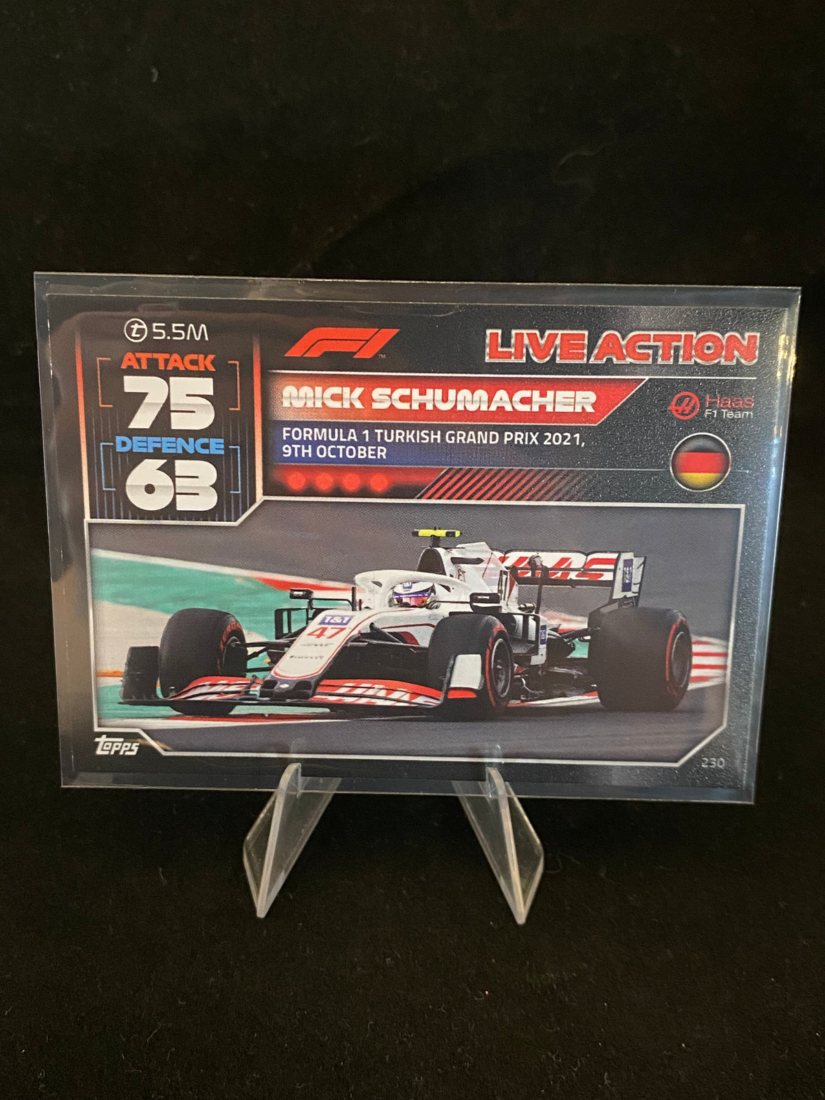 Topps 2022 - Mick Schumacher - Turbo Attax - Live Action - 230