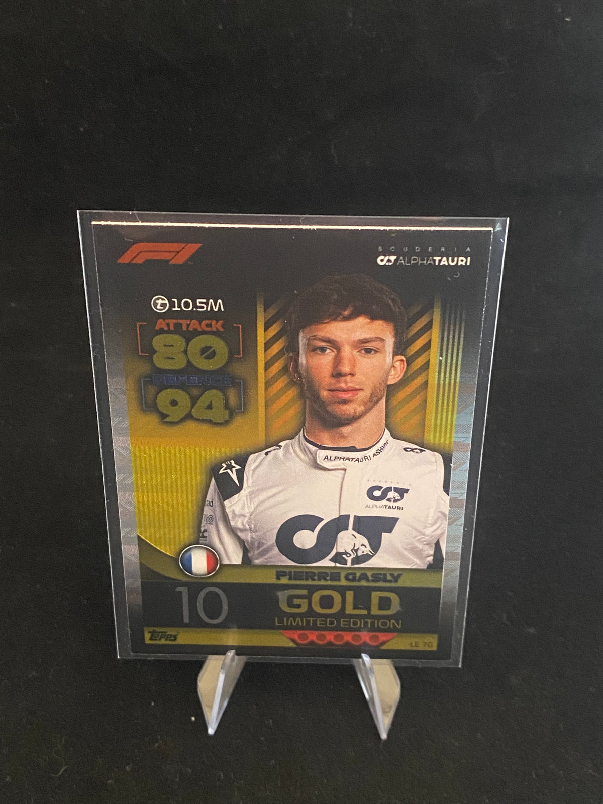 Topps 2022 - Pierre Gasly - Turbo Attax - Gold Limited Edition - LE 7G 