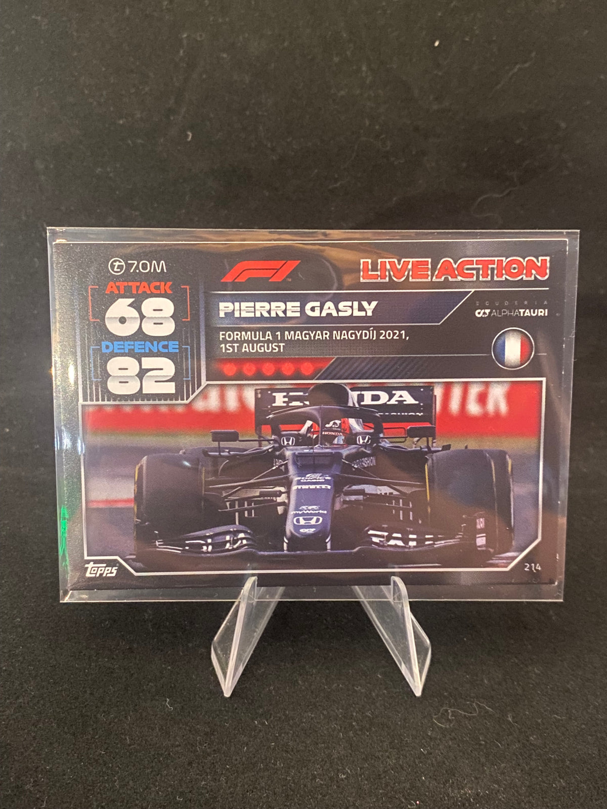 Topps 2022 - Pierre Gasly - Turbo Attax - Live Action - 214