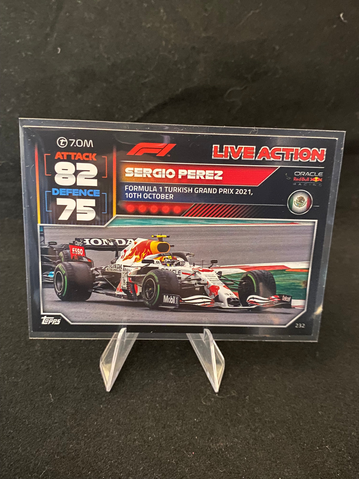 Topps 2022 - Sergio Perez - Turbo Attax - Live Action - 232