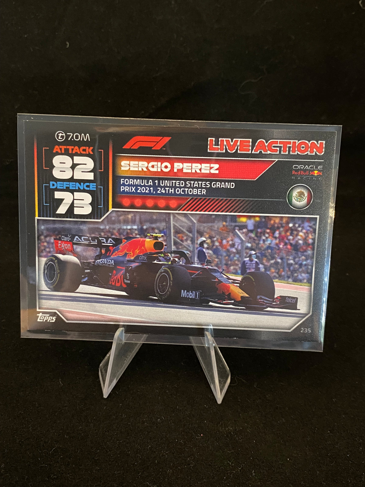 Topps 2022 - Sergio Perez - Turbo Attax - Live Action - 235