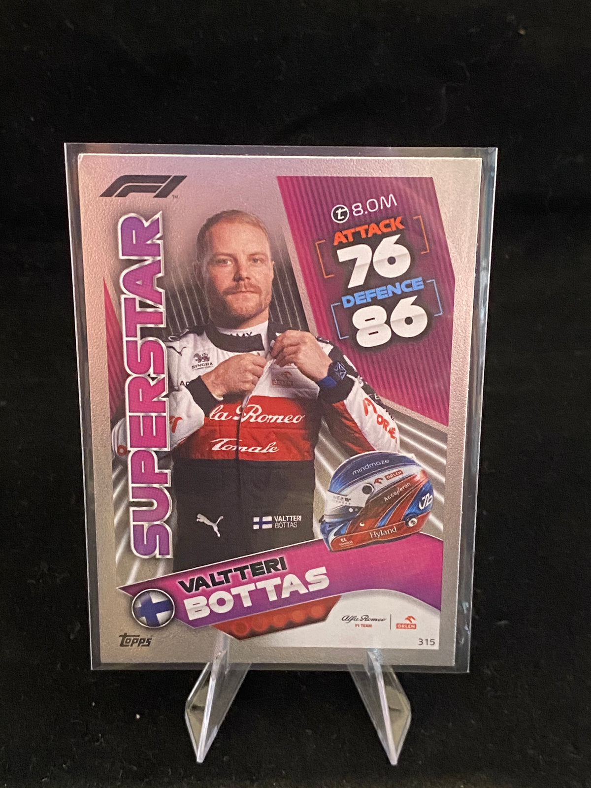 Topps 2022 - Valtteri Bottas - Turbo Attax - Super Star - 315