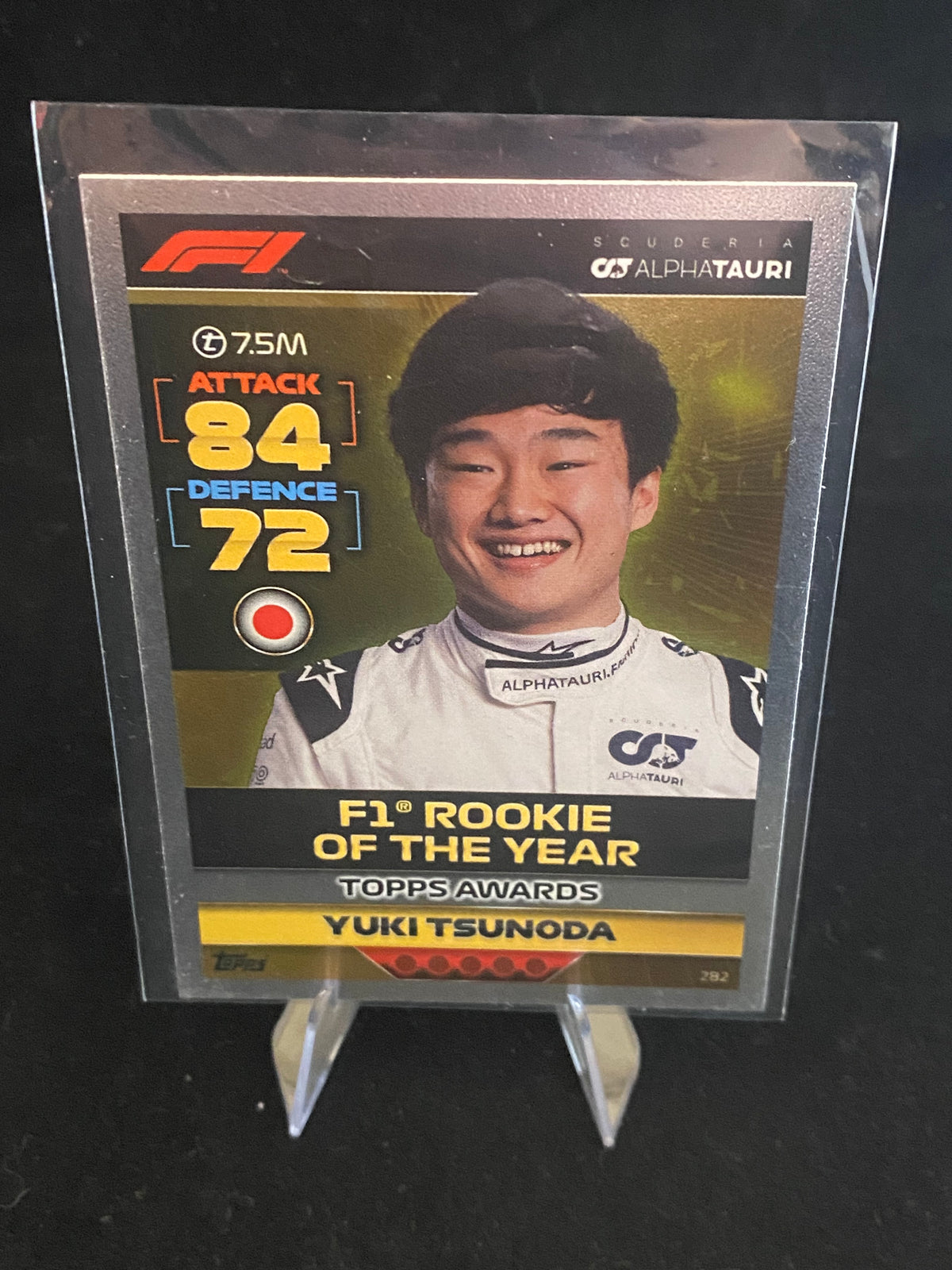 Topps 2022 - Yuki Tsunoda - Turbo Attax - Topps Awards Rookie Of The Year - 282