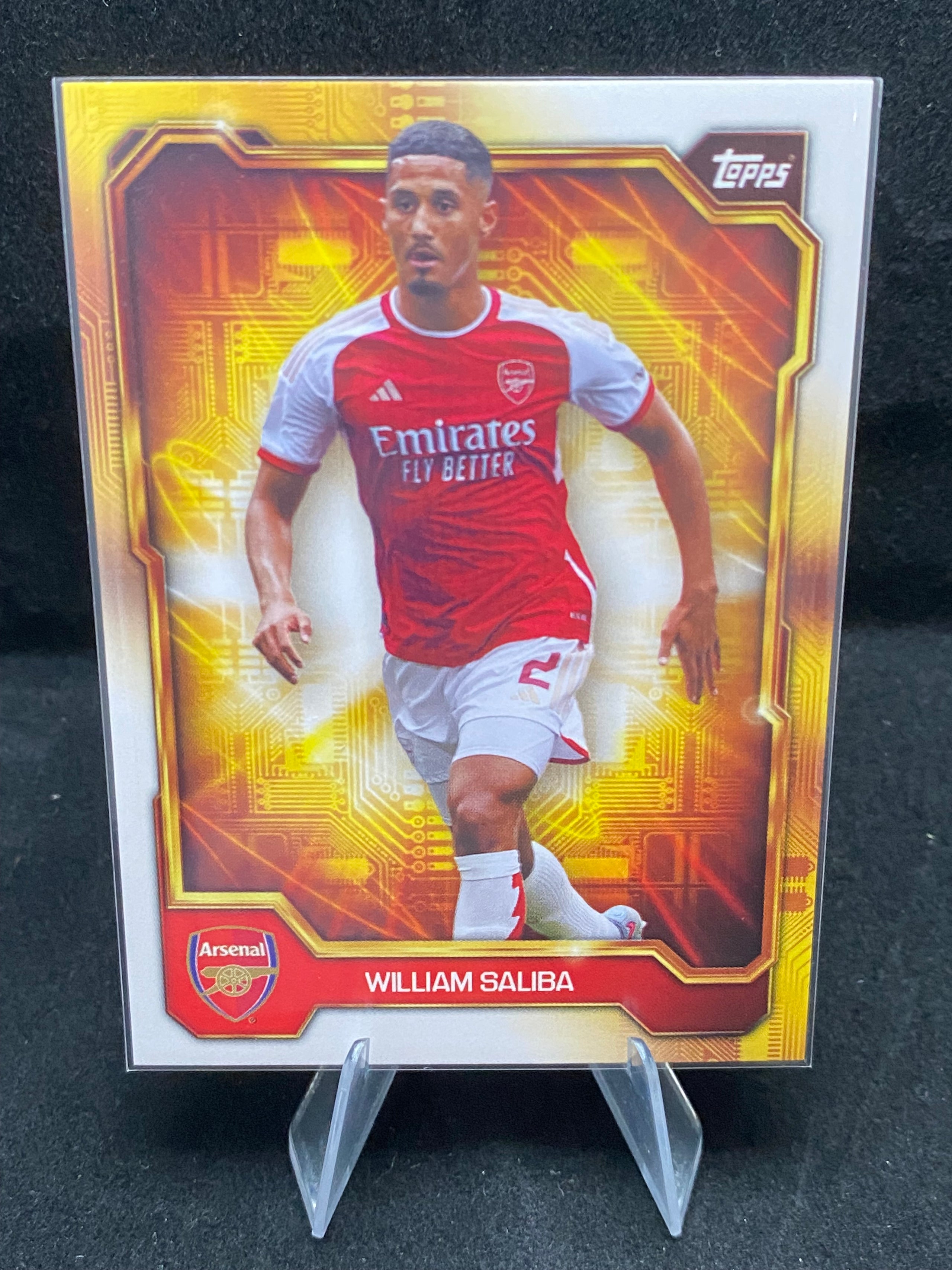 Topps Arsenal FC 2023 - William Saliba - Insert - AFCG-3